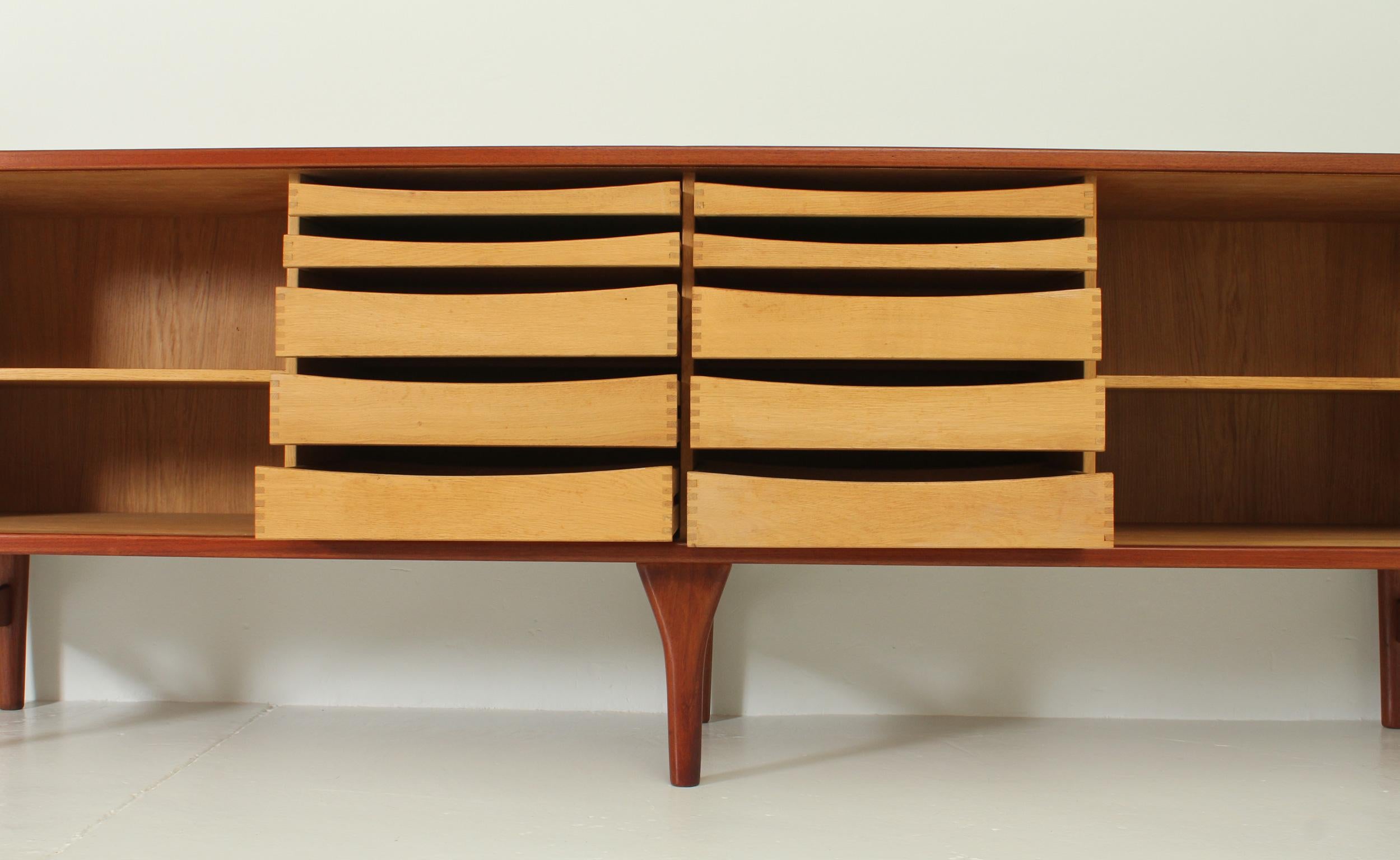 Danish Large Sideboard by Henning Kjaernulf for Bruno Hansen