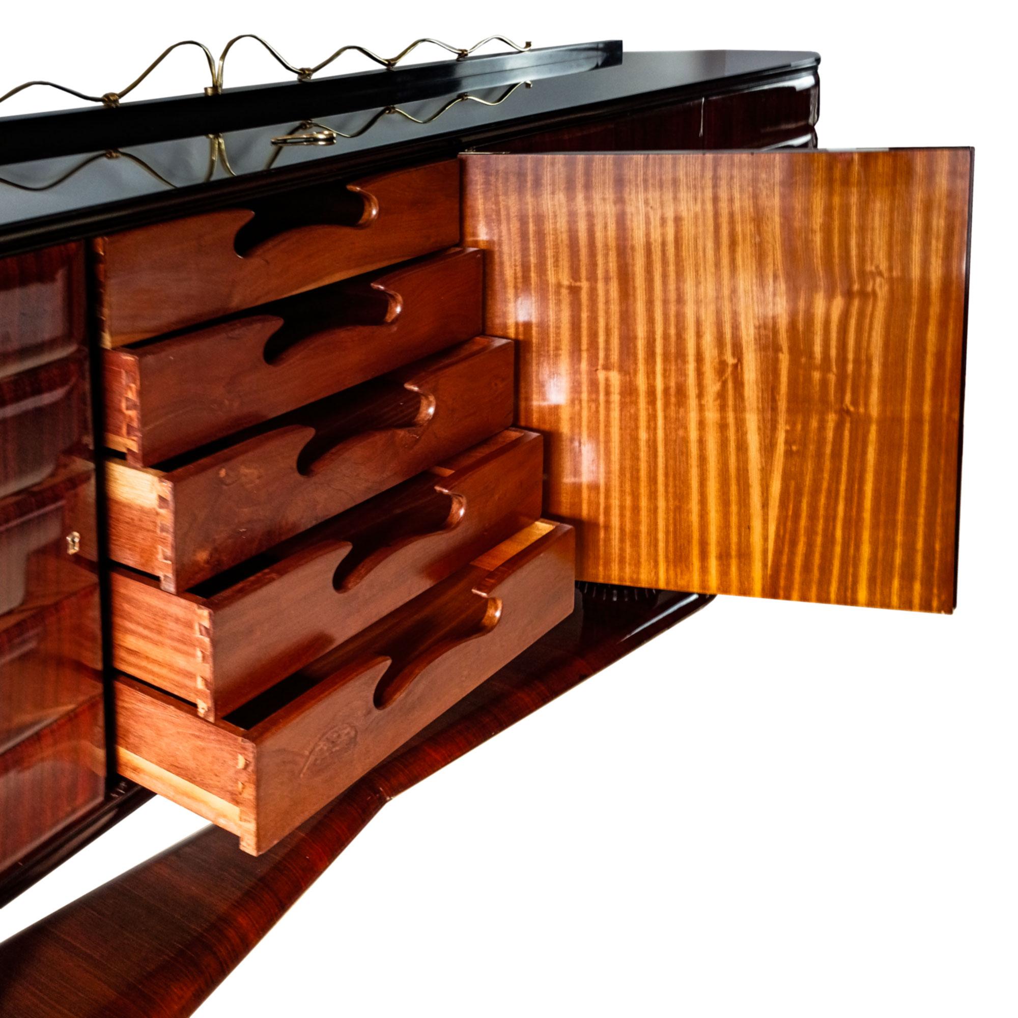 Milieu du XXe siècle Grand buffet de Vittorio Dassi - Italie 1949-50 en vente