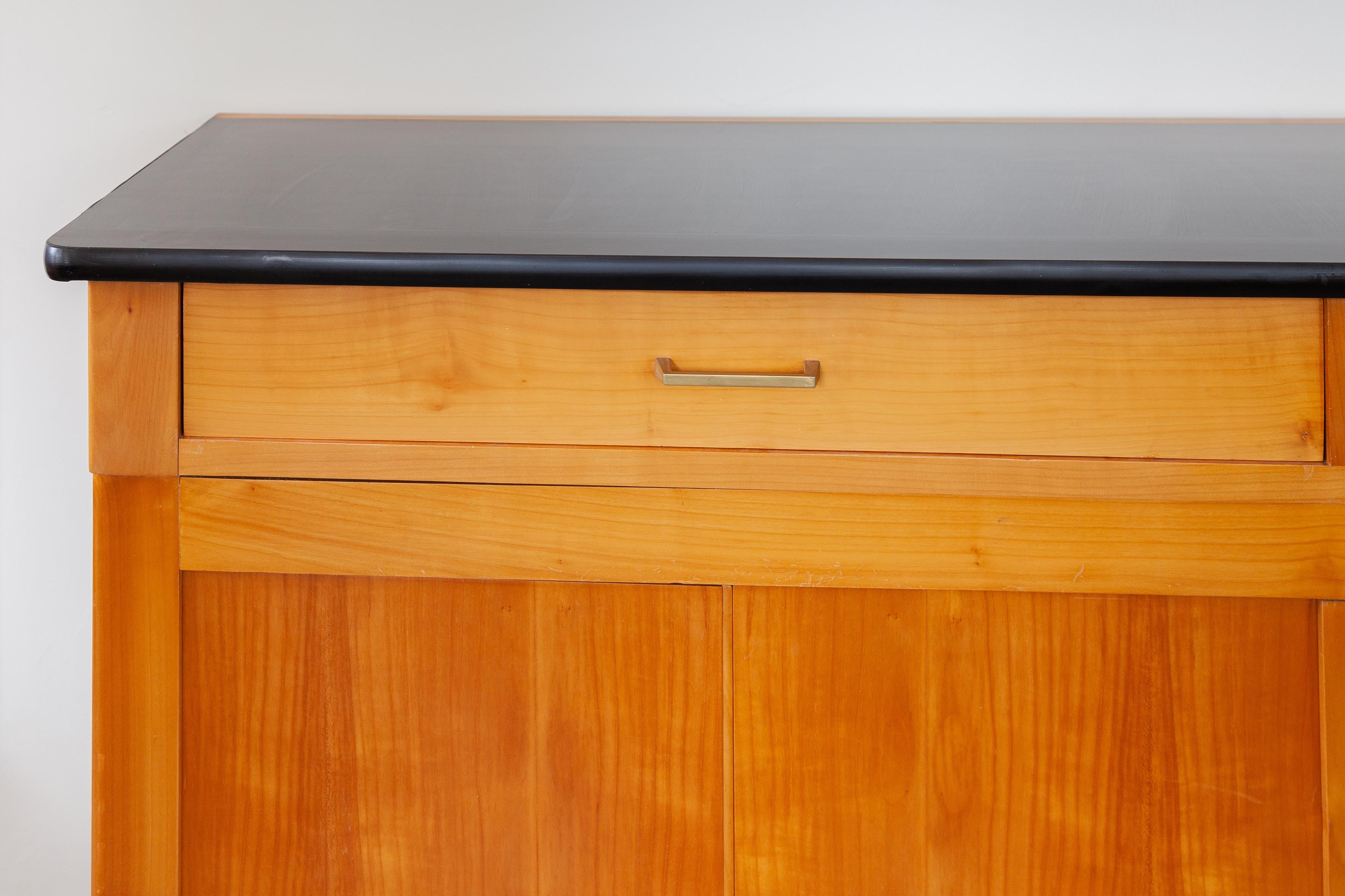 Large Sideboard in Ash Wood, 1960s In Good Condition For Sale In Antwerp, BE