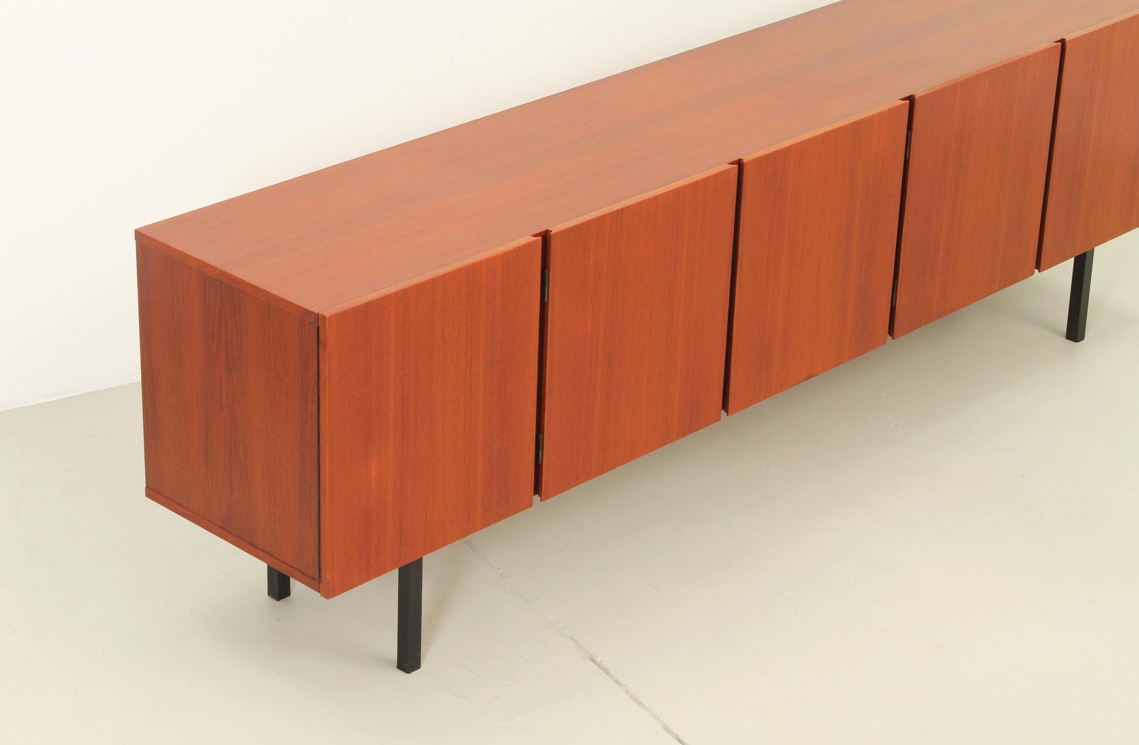 Large Sideboard in Teak Wood from 1960's, Germany For Sale 7