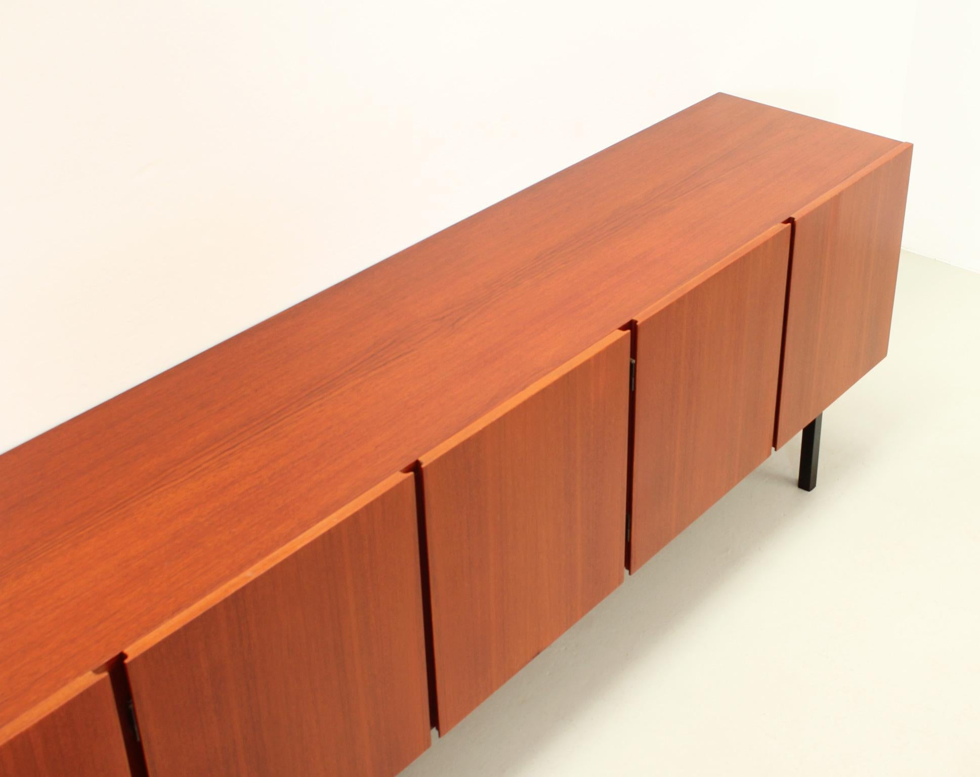 Mid-20th Century Large Sideboard in Teak Wood from 1960's, Germany For Sale