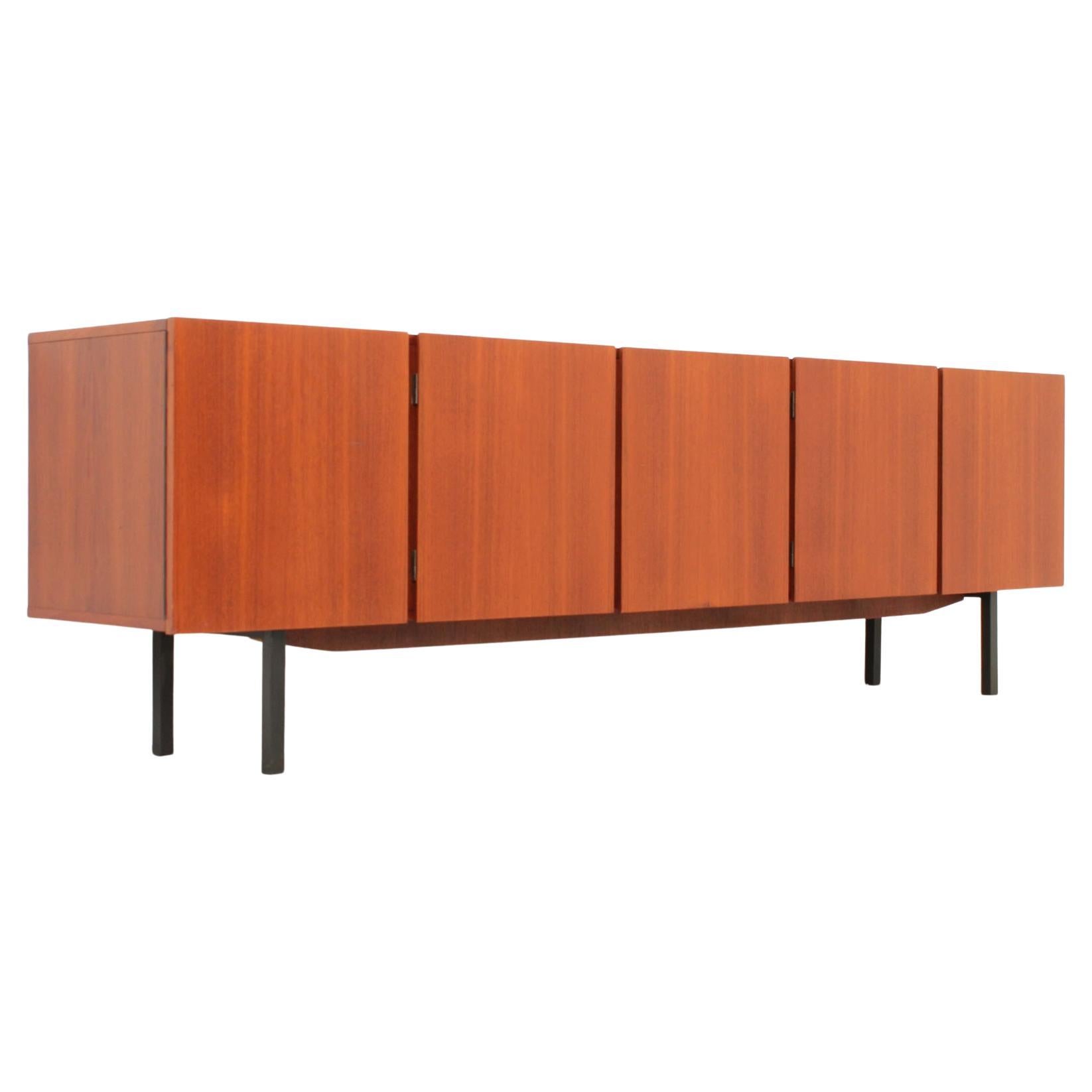 Großes Sideboard aus Teakholz aus den 1960er Jahren, Deutschland