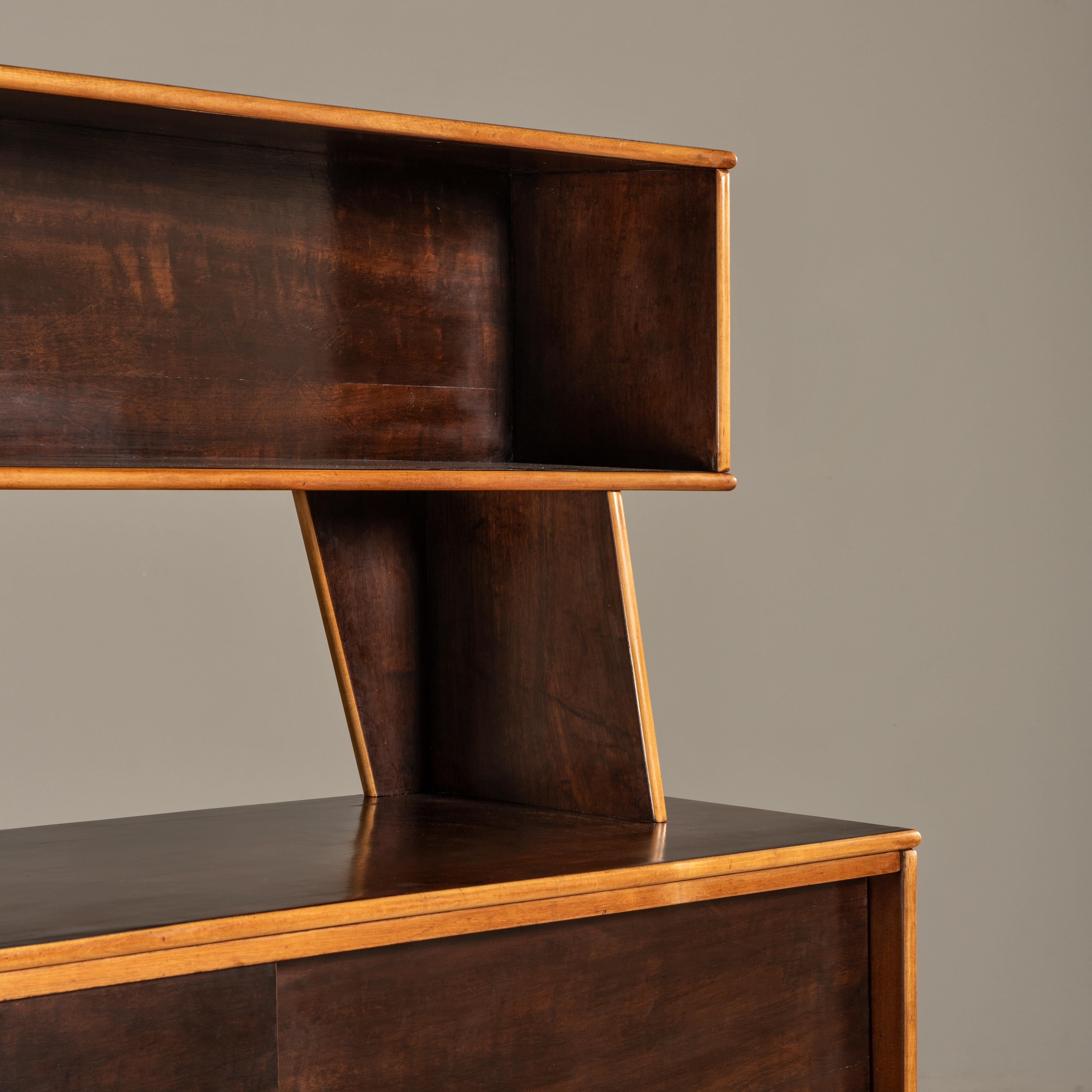 20th Century Large Sideboard in Wood and Iron, by Martin Eisler, Mid-Century Brazilian Design
