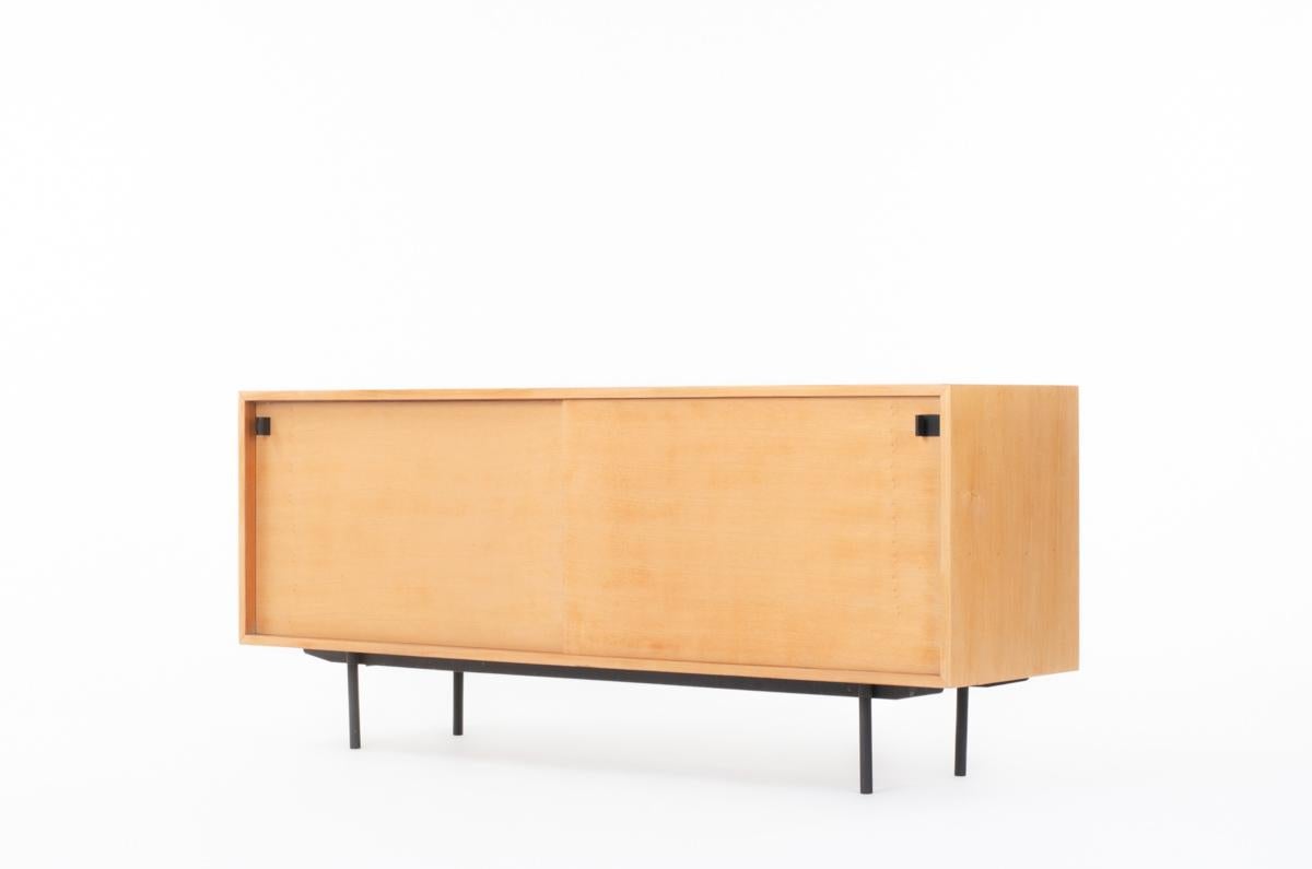 French Large Sideboard Model 196 by Alain Richard for Meuble TV, 1950 For Sale