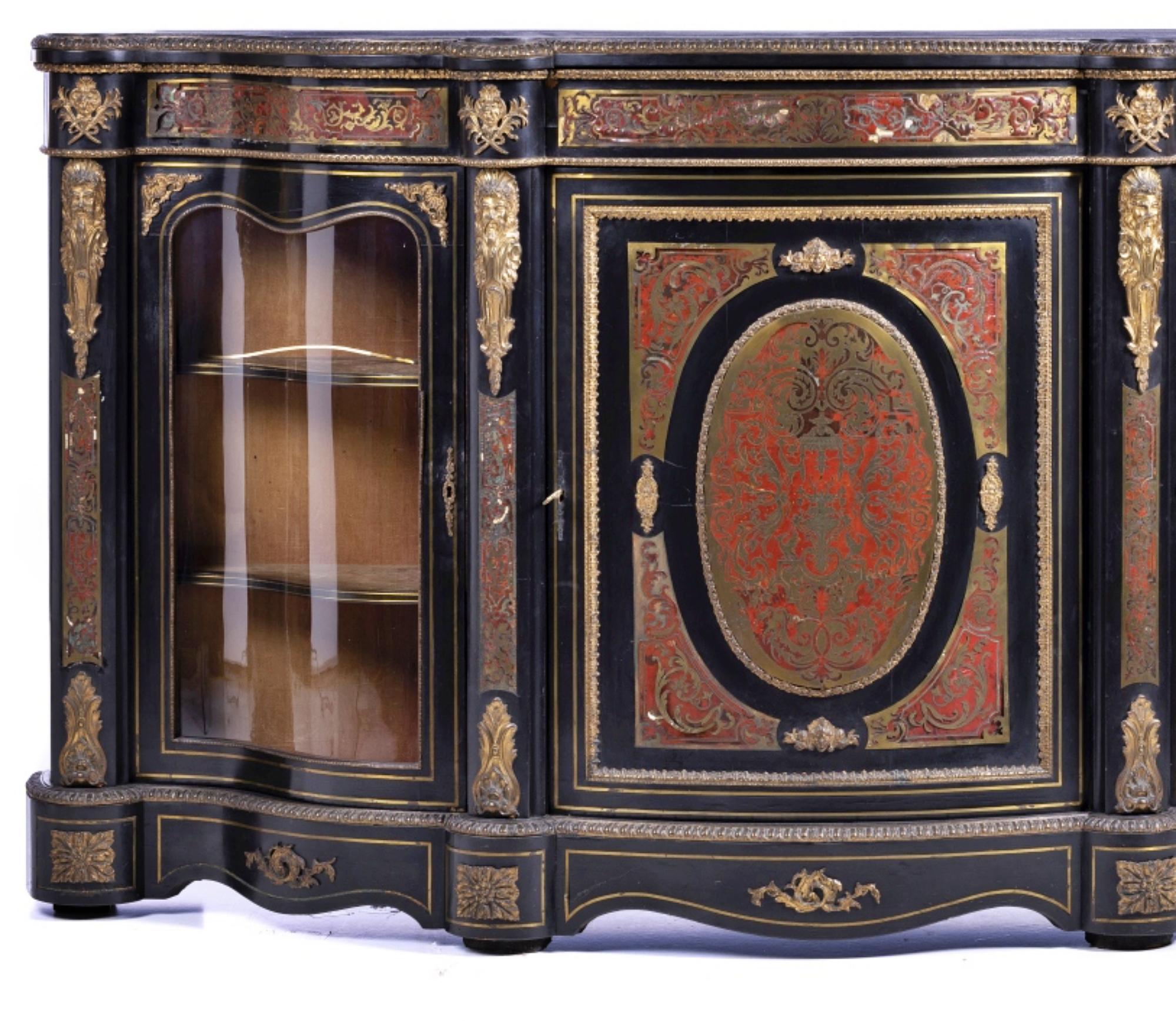 French Large Sideboard Napoleon III, 19th Century For Sale