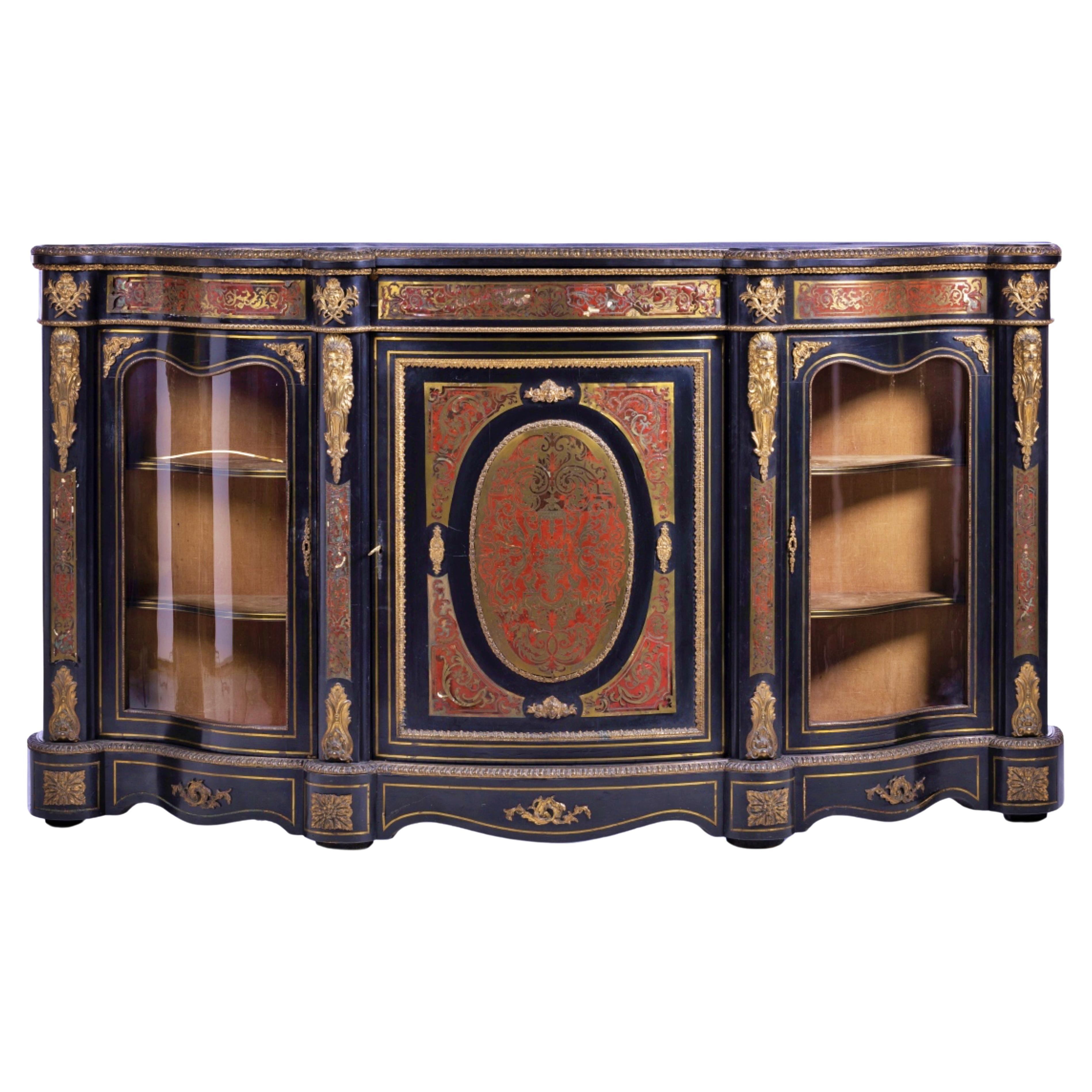 Large Sideboard Napoleon III, 19th Century For Sale