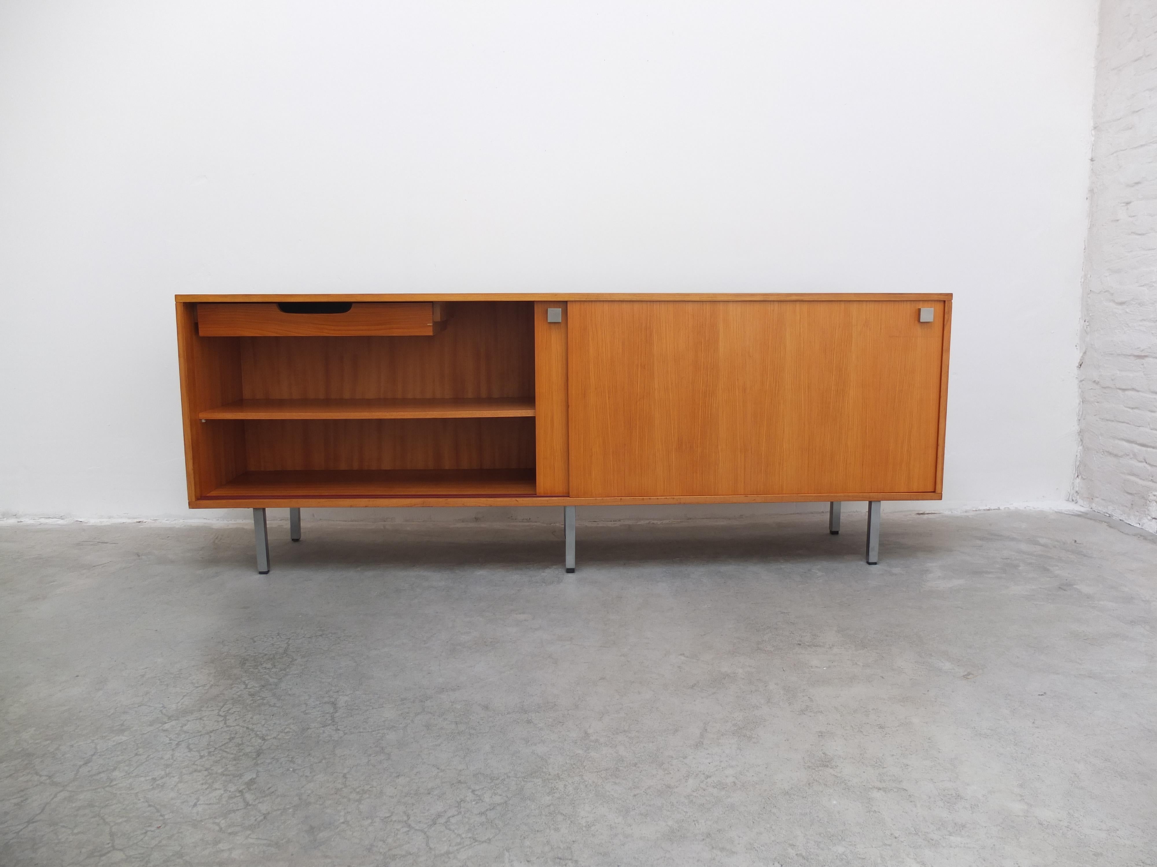 Large Sideboard with Sliding Doors by Alfred Hendrickx for Belform, 1960s For Sale 2