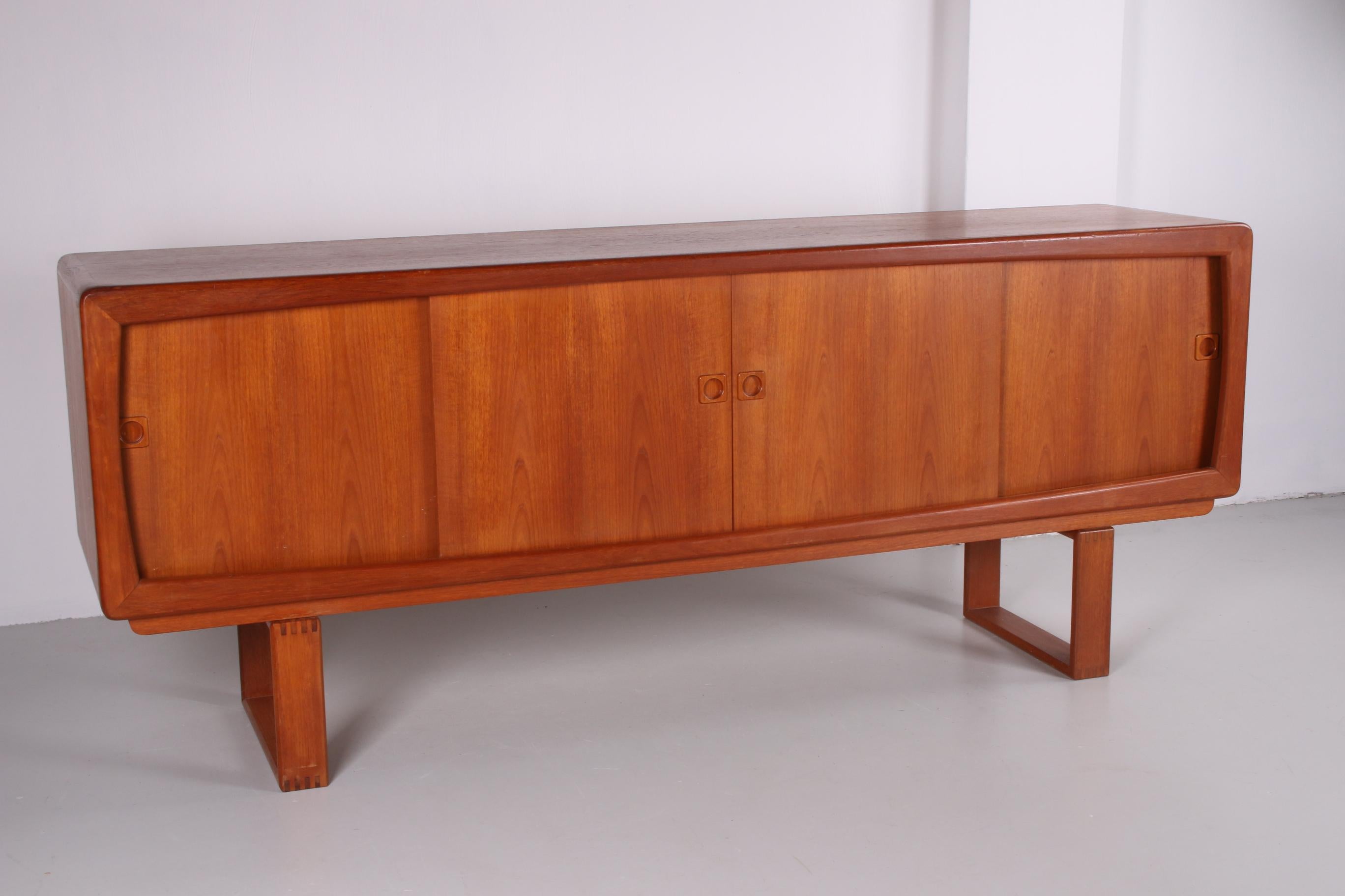 Large Sideboard with Sliding Doors by H.W. Klein In Good Condition In Oostrum-Venray, NL
