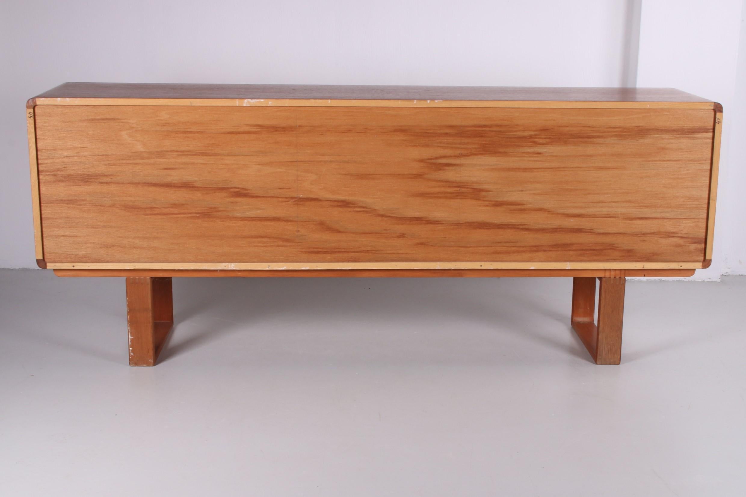 20th Century Large Sideboard with Sliding Doors by H.W. Klein