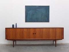 Large Sideboard with Tambour Doors by Oswald Vermaercke for Belform, 1960s