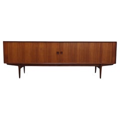 Large Sideboard with Tambour Doors by Oswald Vermaercke for Belform, 1960s