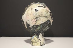 Large Signed Abstract Ceramic Sculpture