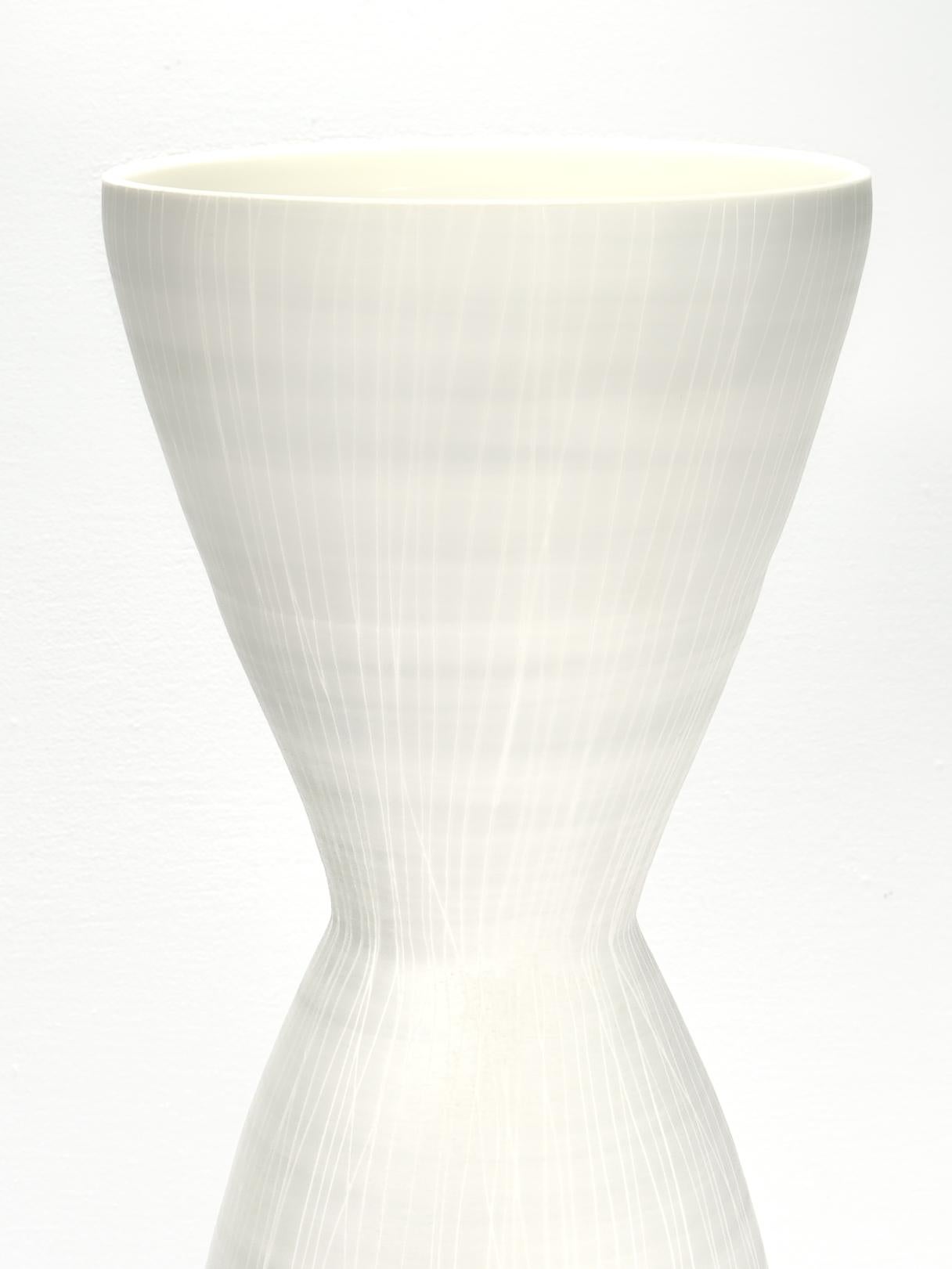 Large Signed Anna Sykora Sgraffito Vase For Sale 3