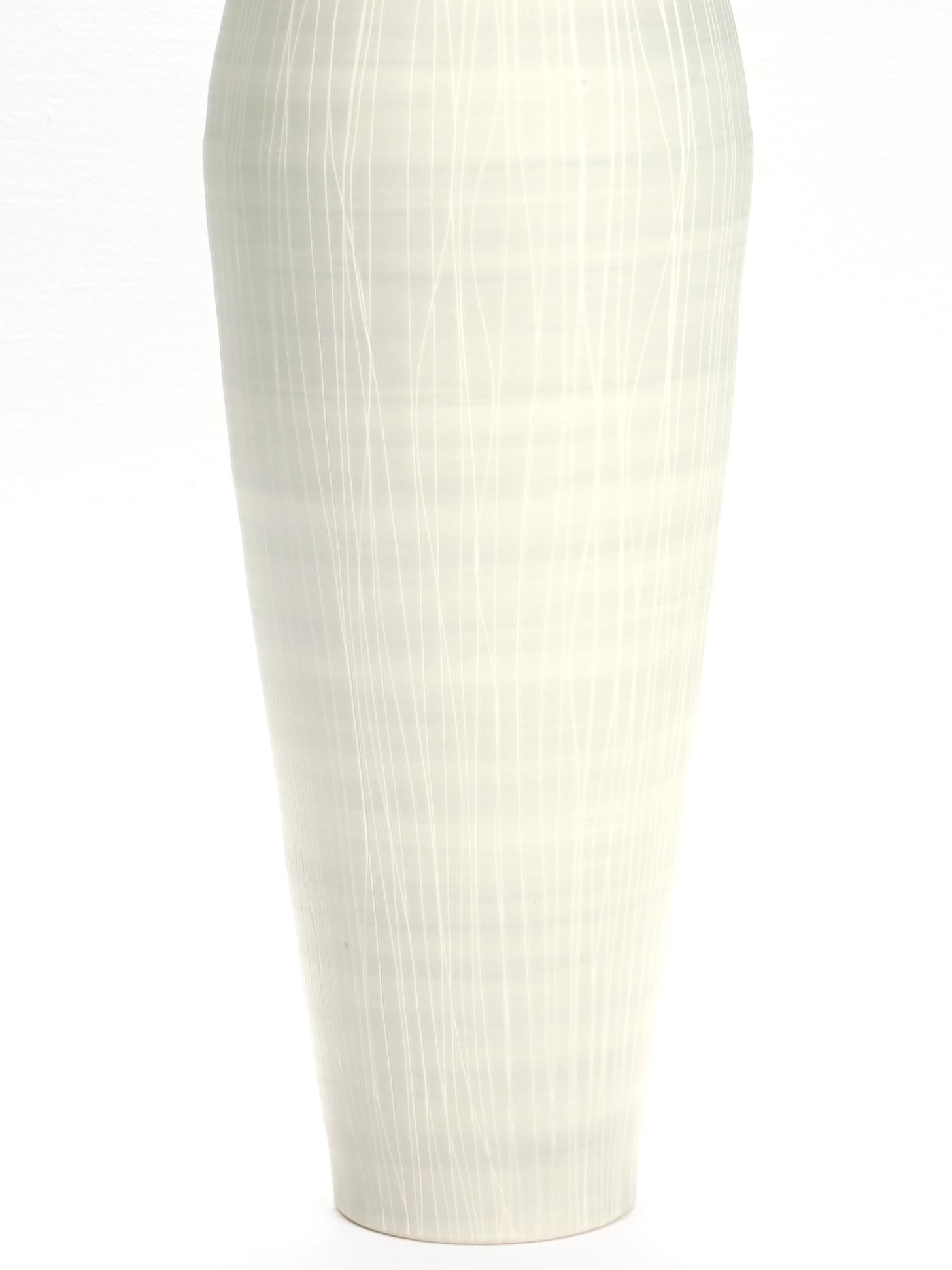 Large Signed Anna Sykora Sgraffito Vase For Sale 5