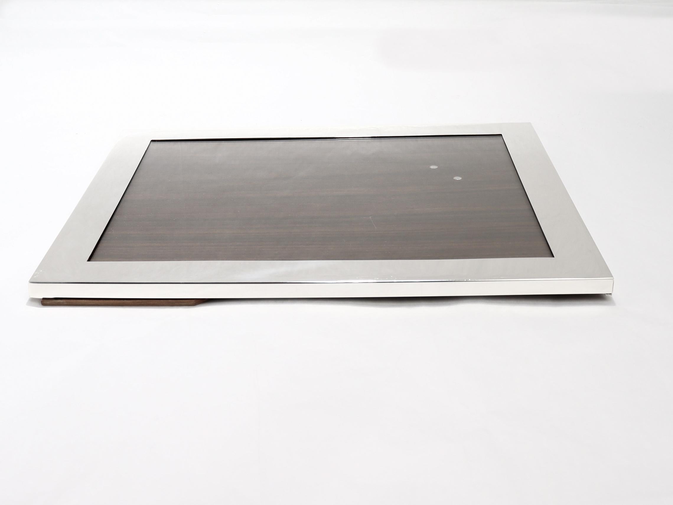 Large Signed Cartier Sterling Silver Mid-Century Photo / Picture Frame For Sale 5