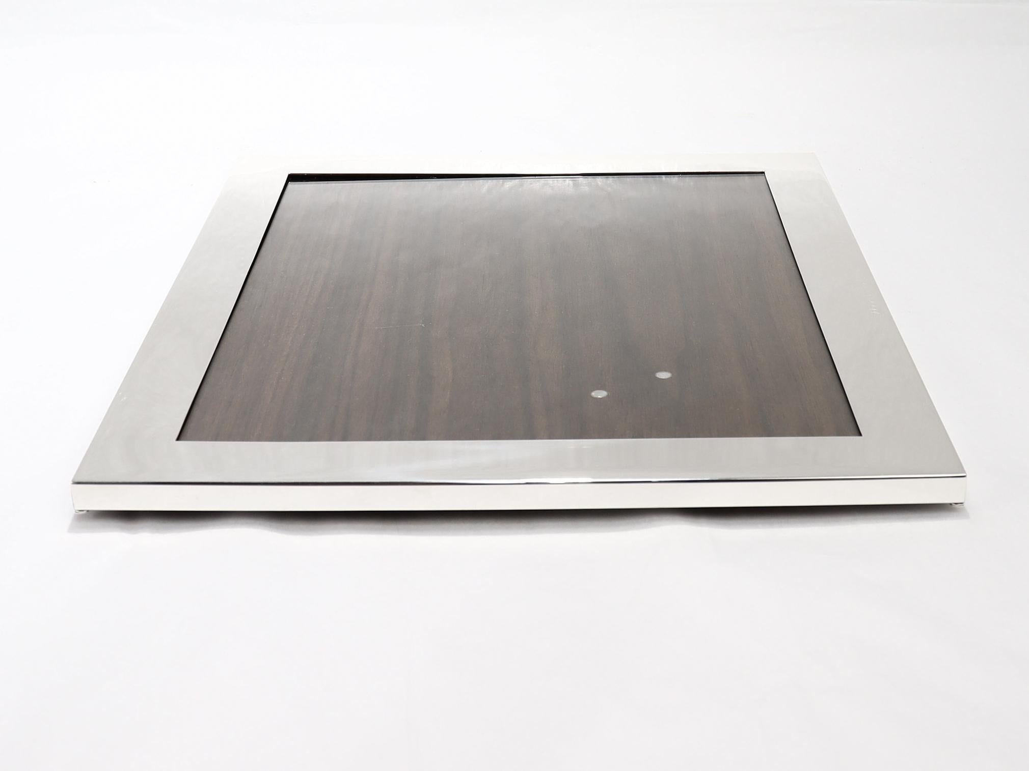 Large Signed Cartier Sterling Silver Mid-Century Photo / Picture Frame For Sale 7