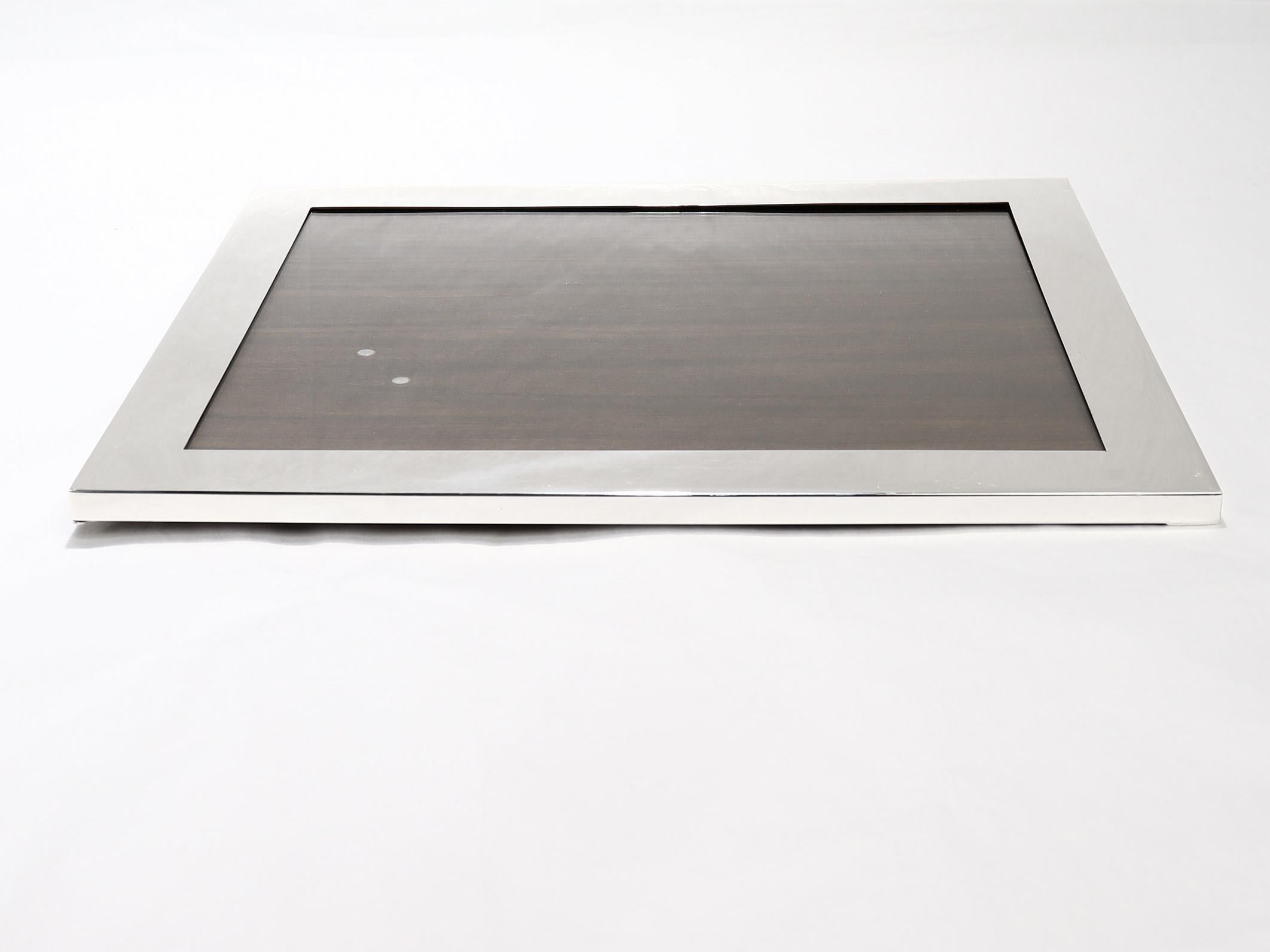 Large Signed Cartier Sterling Silver Mid-Century Photo / Picture Frame For Sale 9