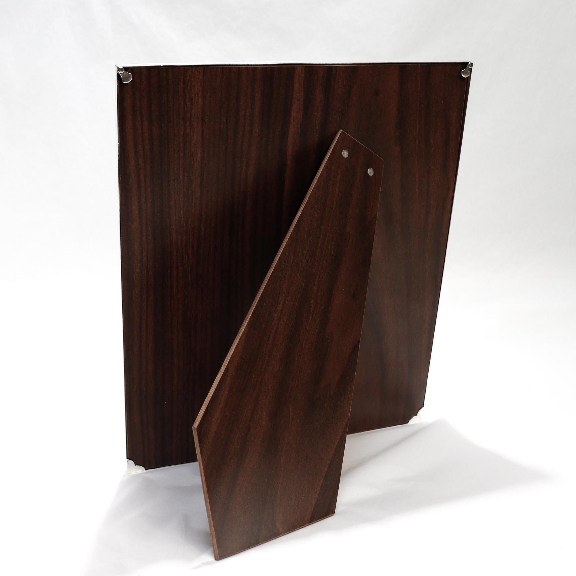 20th Century Large Signed Cartier Sterling Silver Mid-Century Photo / Picture Frame For Sale