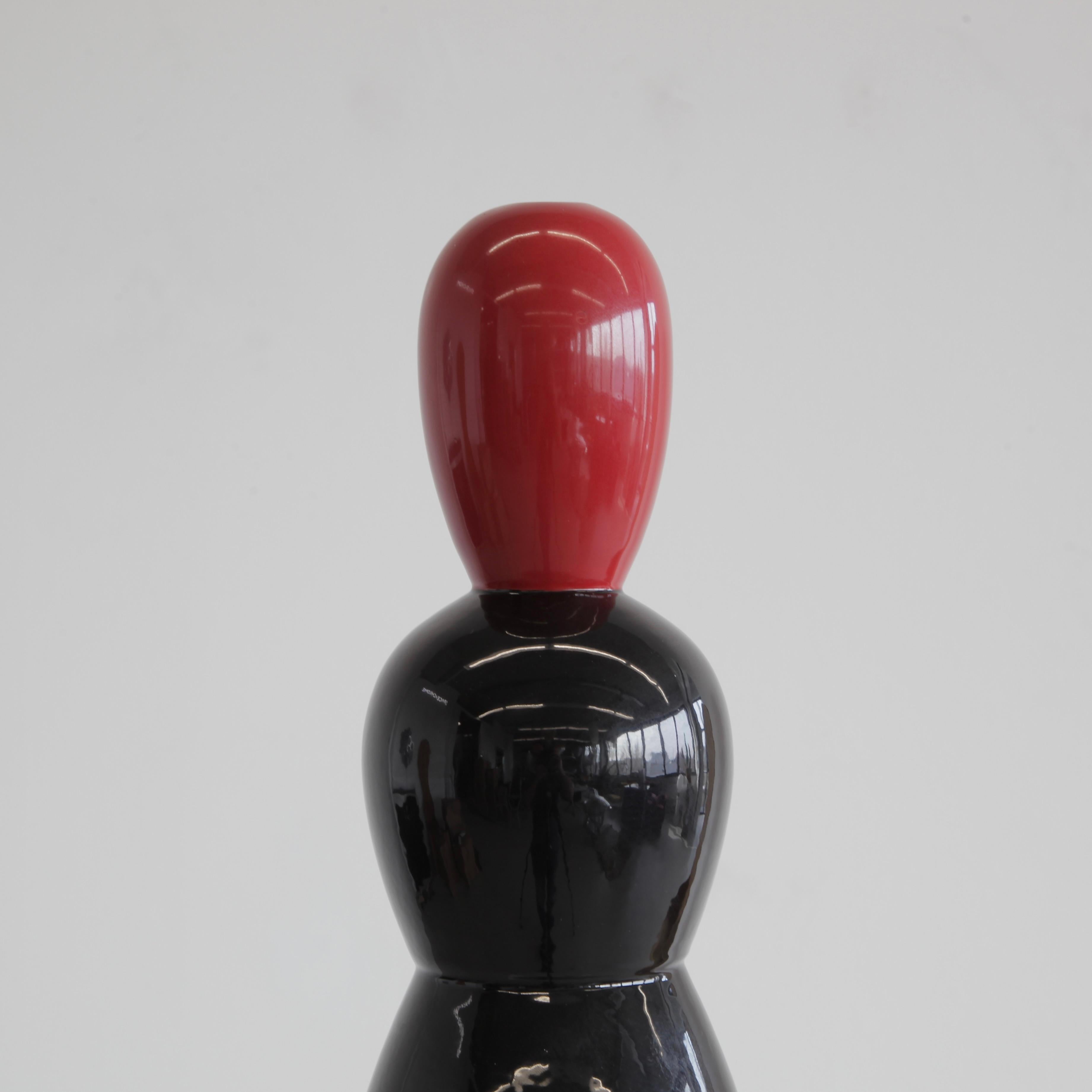 Post-Modern Large SIGNED Ceramic Totem by Alessandro MENDINI For Sale