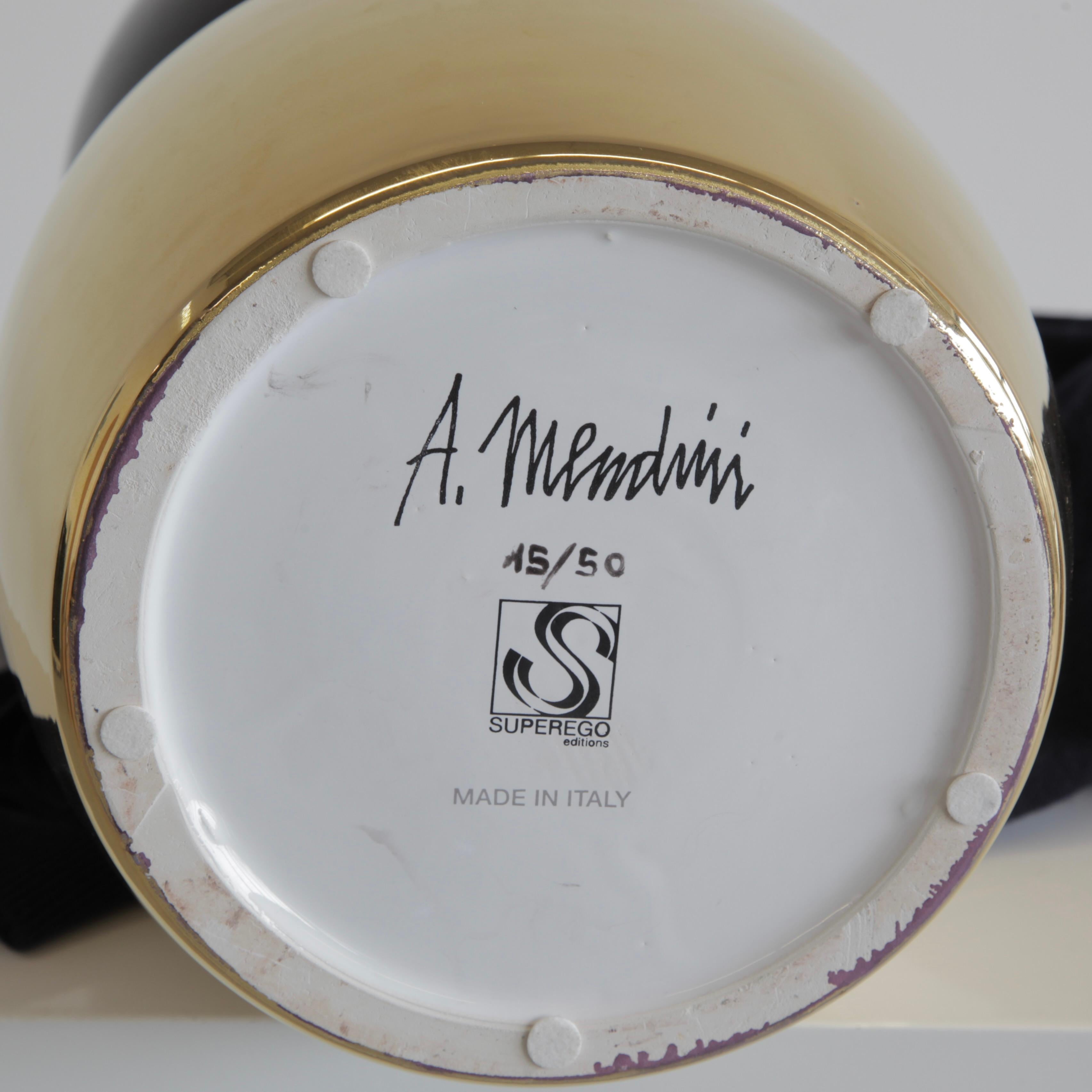 Großes signiertes Keramik-Totem von Alessandro MENDINI (Italienisch) im Angebot