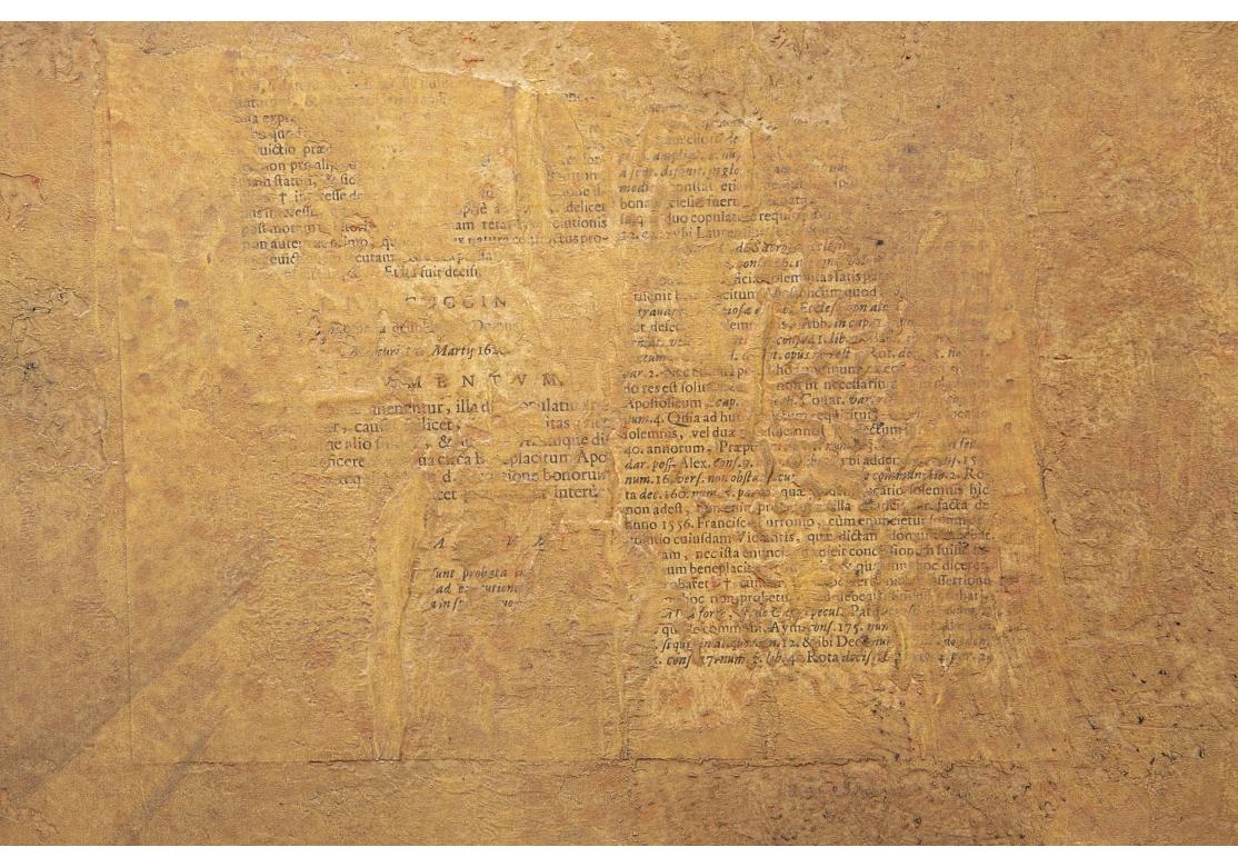 Gran obra contemporánea firmada de técnica mixta sobre tabla, manzanas y alfombras en venta 1