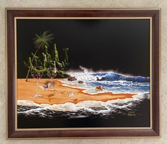 Grande édition limitée signée Giclee intitulée « Paradise » par Michael Godard