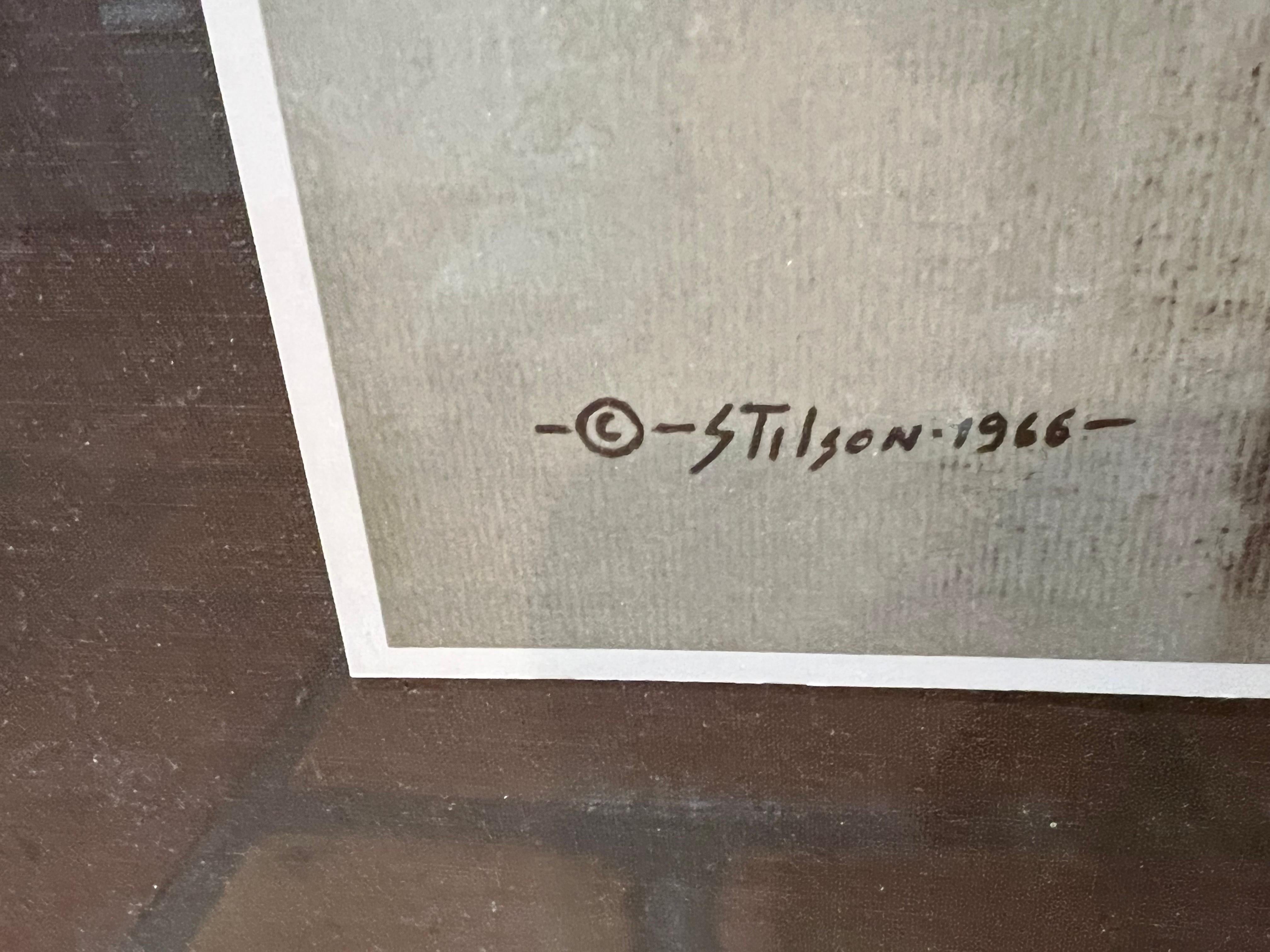 Großer signierter Akt von Stilson um 1966 im Angebot 8