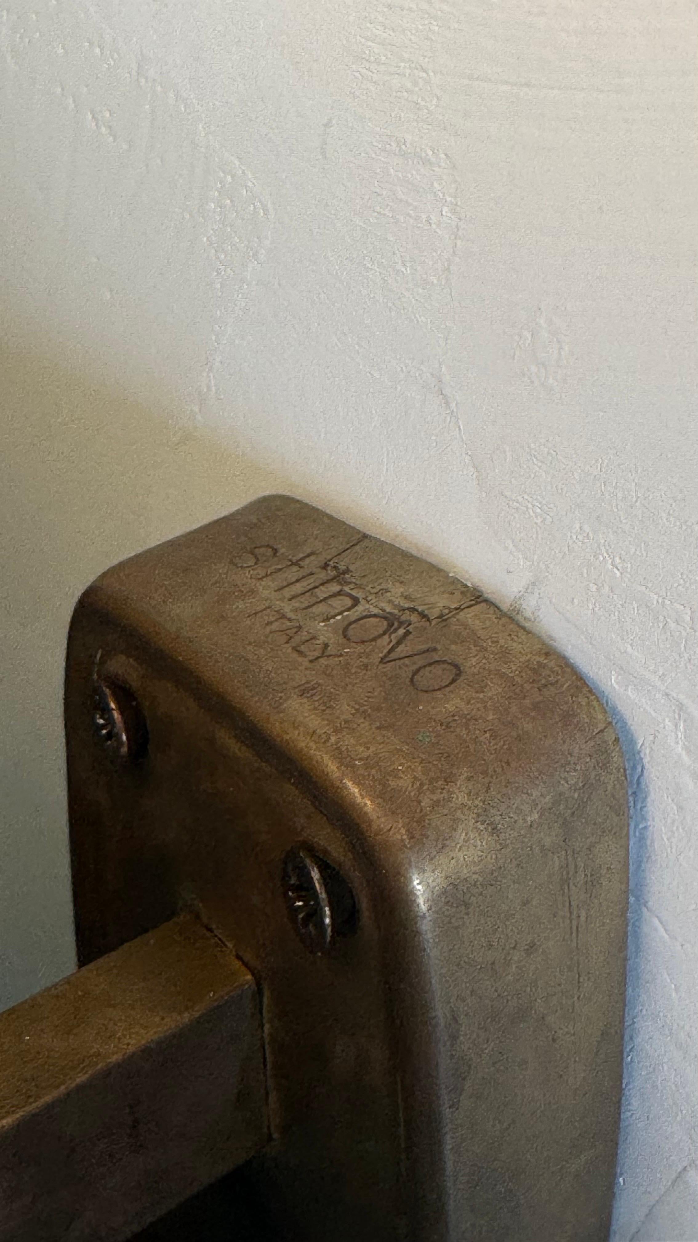 Large Signed Pair of Stilnovo Wall Sconces — Italy, circa 1950s For Sale 6