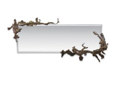 Grand miroir mural signé Silas Seandel