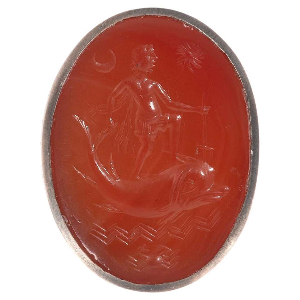 A large and impressive Georgian agate intaglio ring at 1stDibs ...