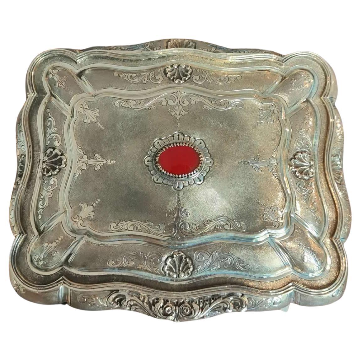Large silver box For Sale at 1stDibs