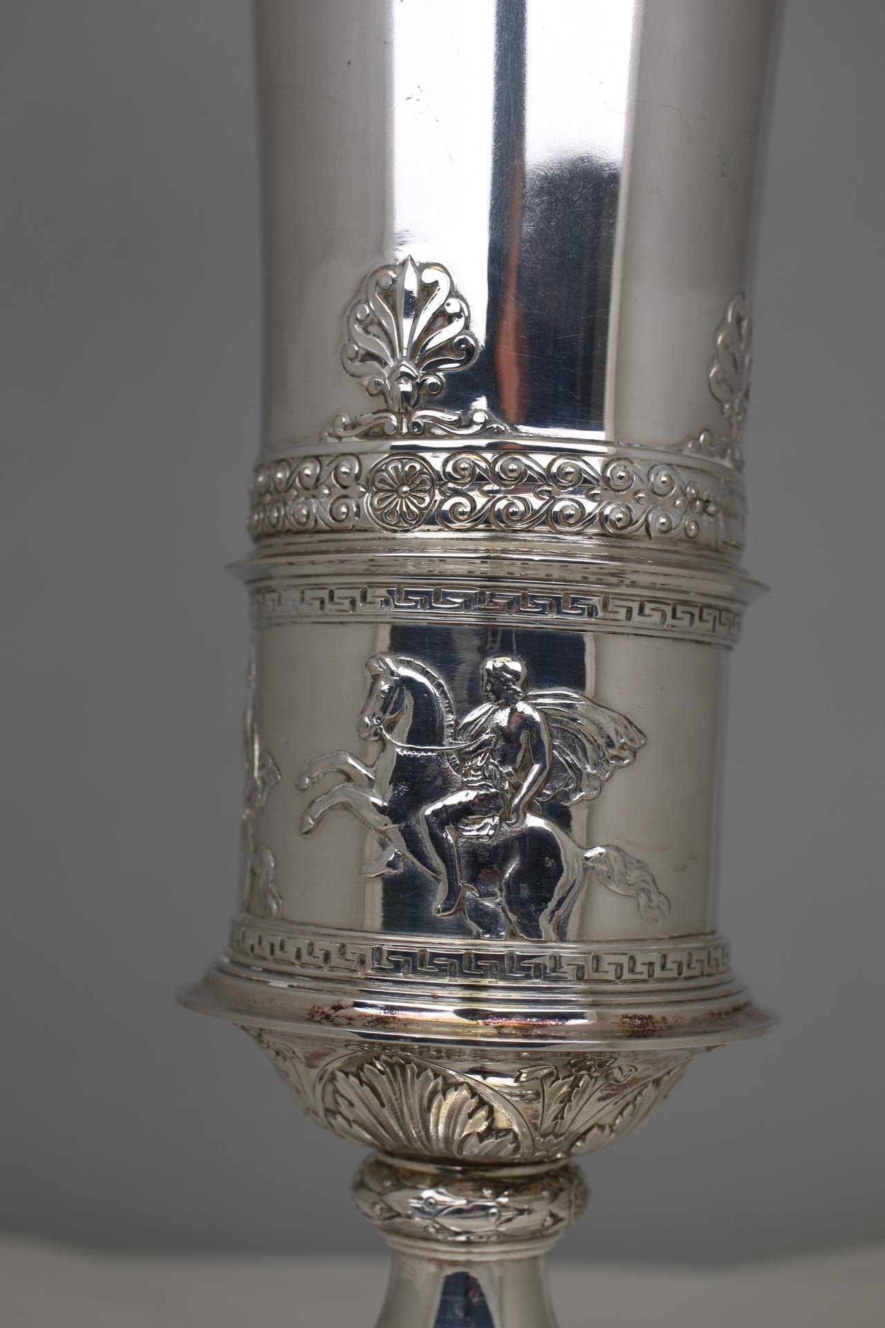 Large Silver Cup Vienna 1860 Josef Carl Klinkosch 1