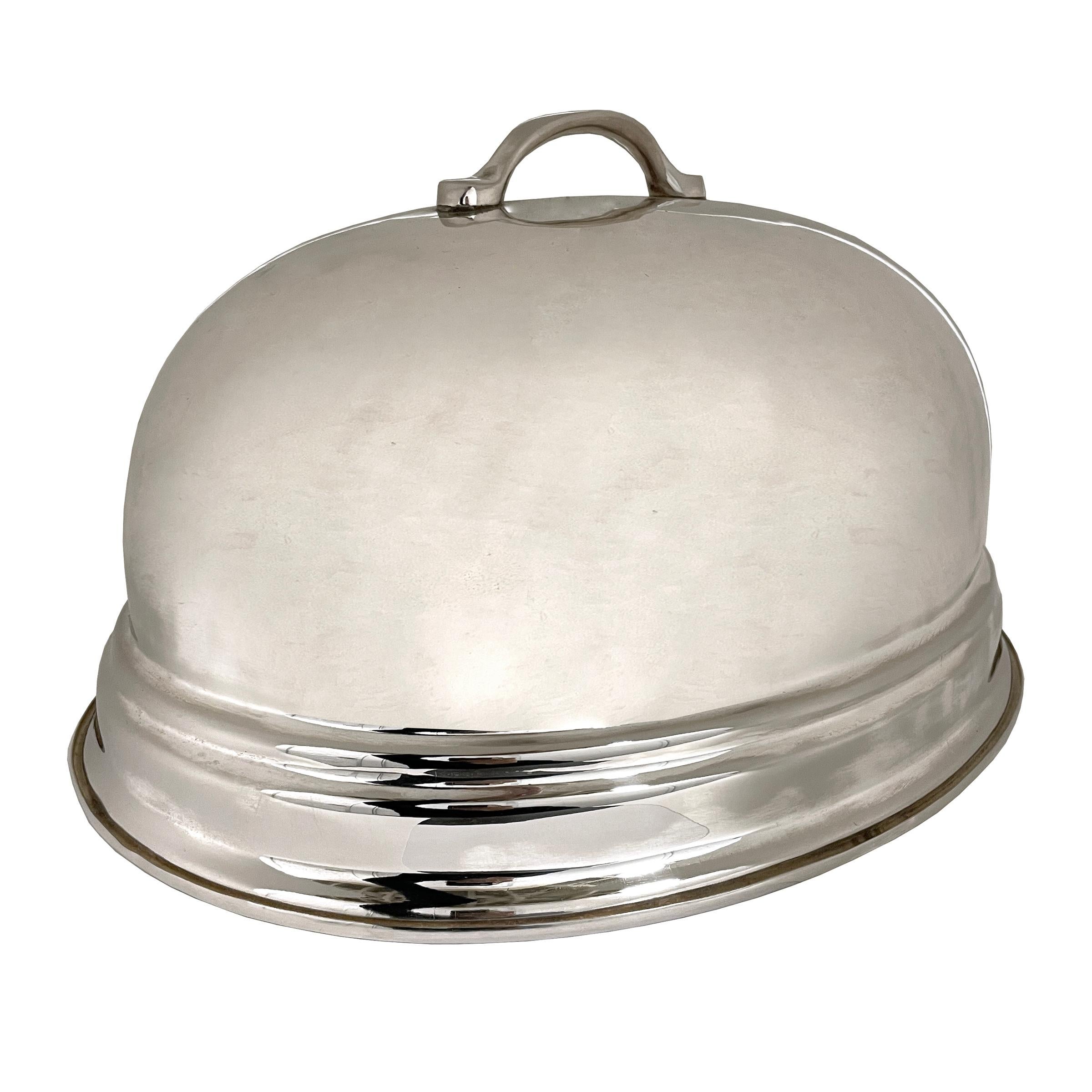 what is the silver dome that covers food called