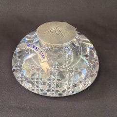 Large Silver Mounted Inkwell by Samuel Jacob for Morning Star Ship, London 1896.