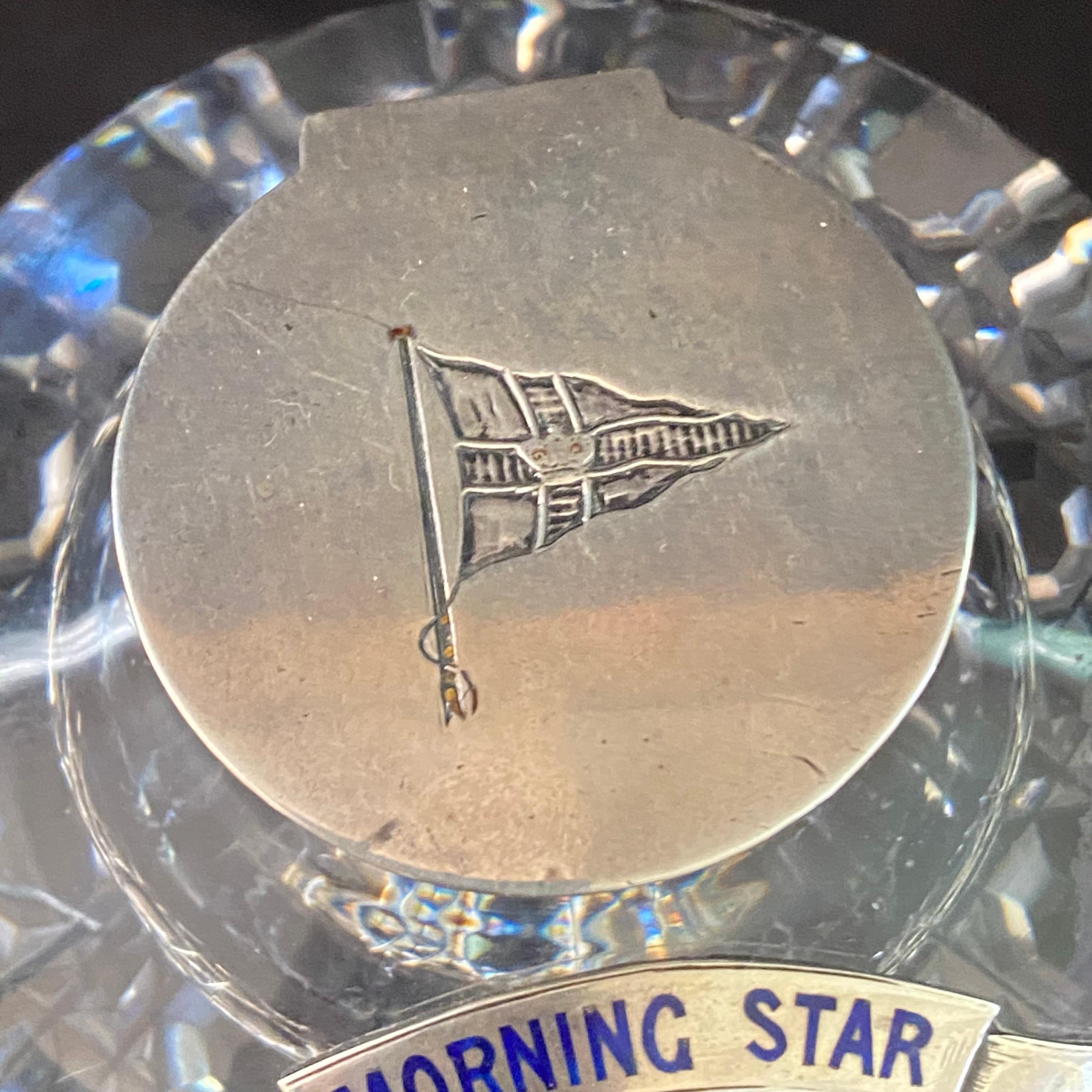 Arts and Crafts Grande calamaio in argento di Samuel Jacob per Morning Star Ship, Londra 1896. in vendita