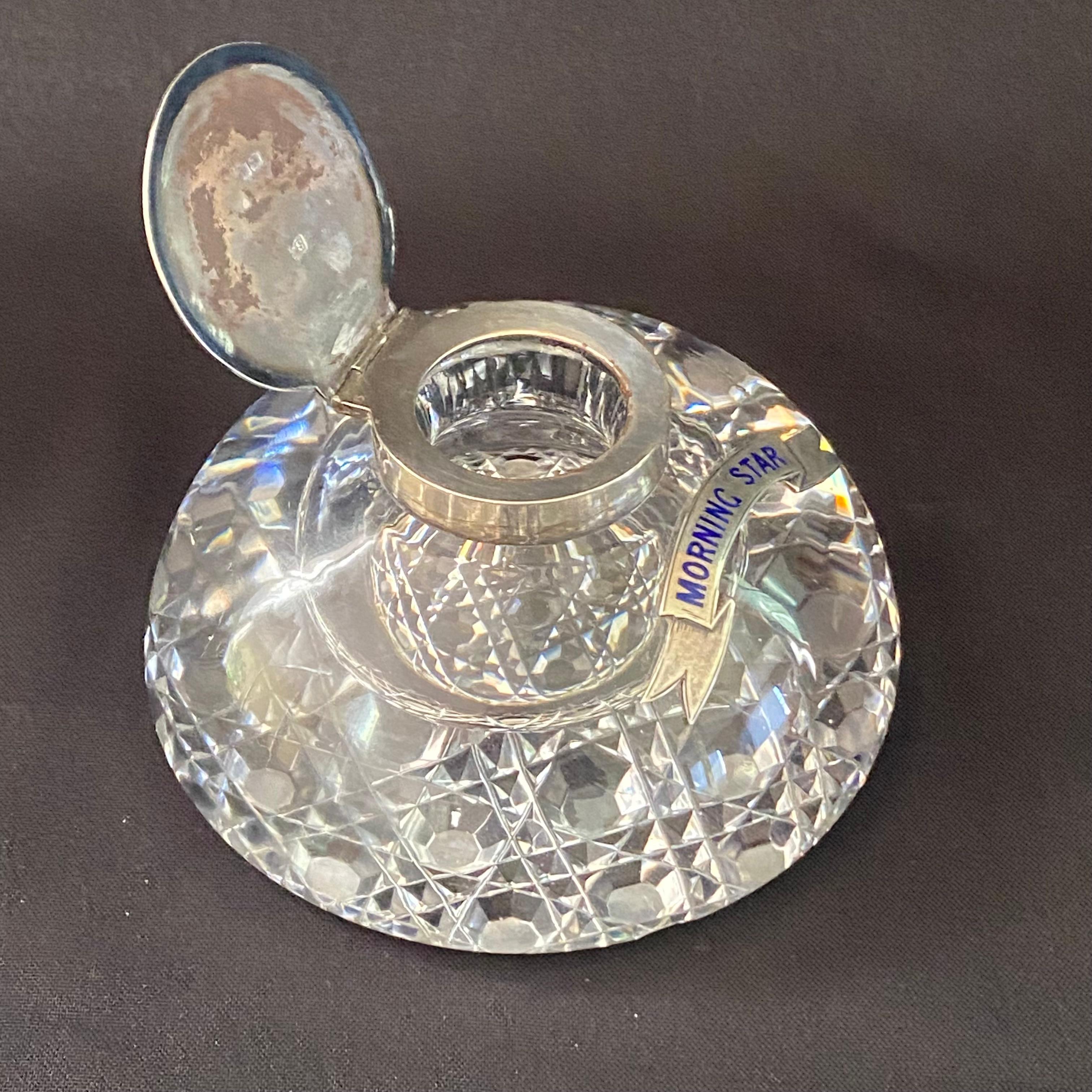 Fine XIX secolo Grande calamaio in argento di Samuel Jacob per Morning Star Ship, Londra 1896. in vendita