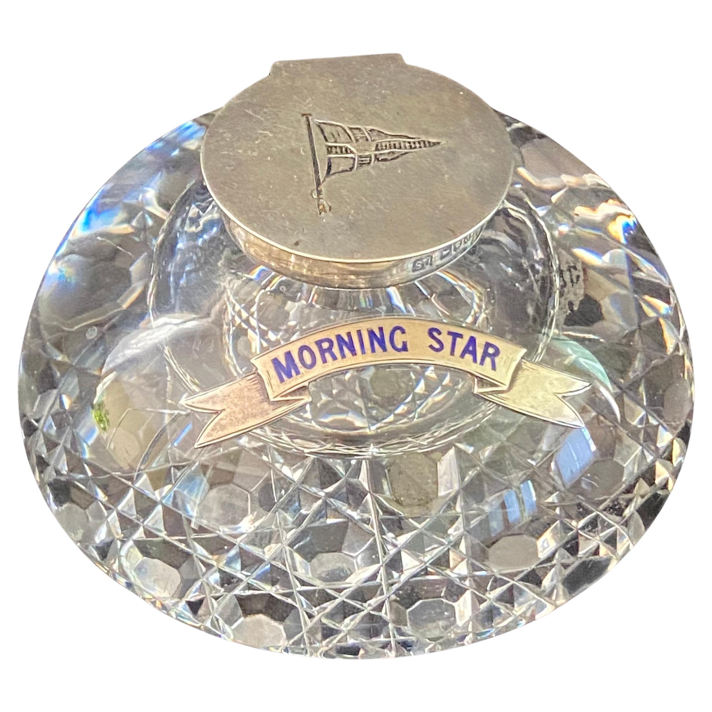 Grande calamaio in argento di Samuel Jacob per Morning Star Ship, Londra 1896. in vendita