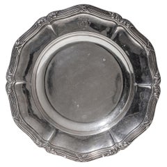 Large Silver Plate by Odiot, Paris, Second Half of the 19th Century