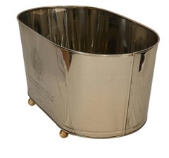 Large Silver Plate Champagne Bucket Wine Cooler Napoleon Bonaparte