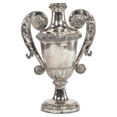 Large Silver Plate Urn