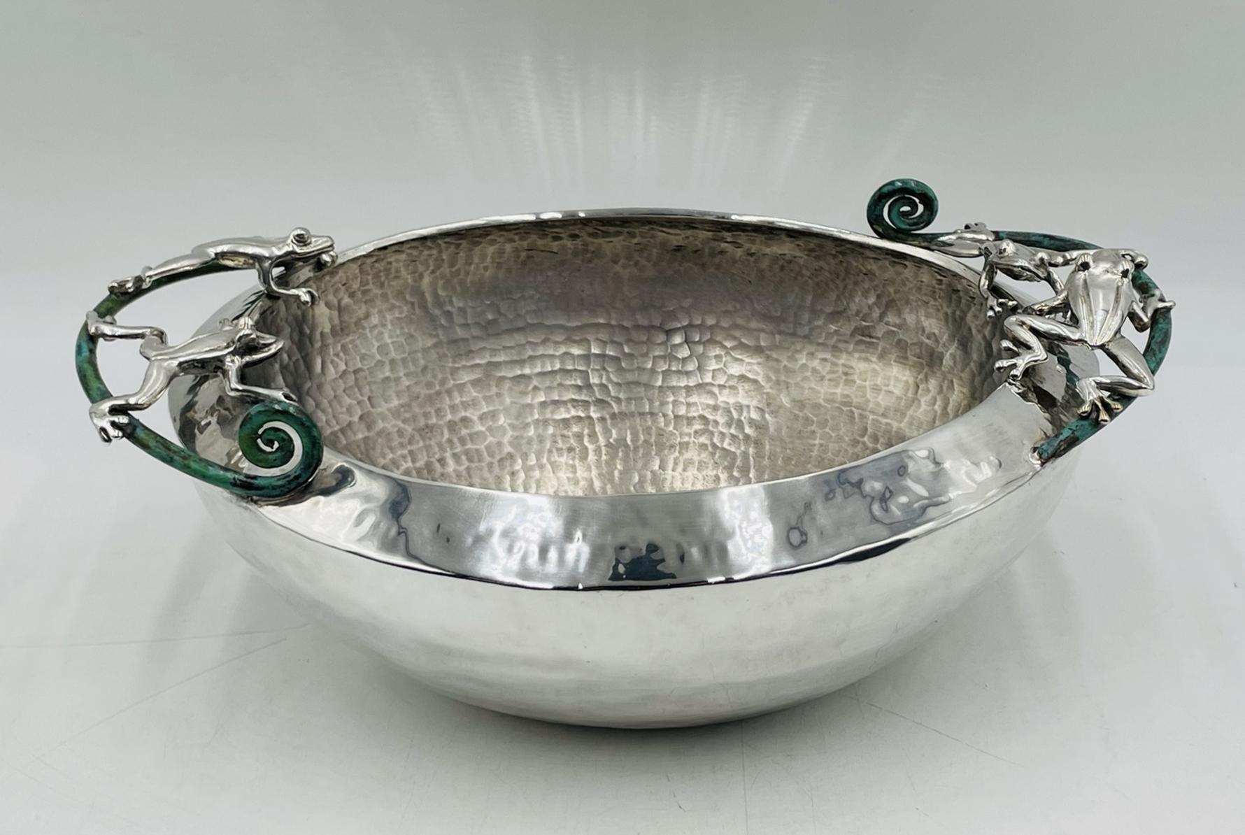 big silver bowl