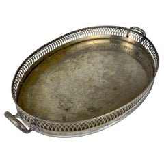 Grande vassoio placcato argento di Le Couvert Francais (LCF), anni ’40-’50, Vintage home de