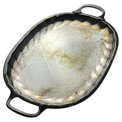 Large silver plated tray by Ricci Alessandria, Italy, 1960s