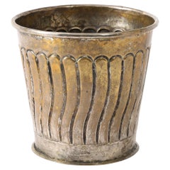 Large Silver Plated Vessel in the Manner of Puiforcat, France 1940's