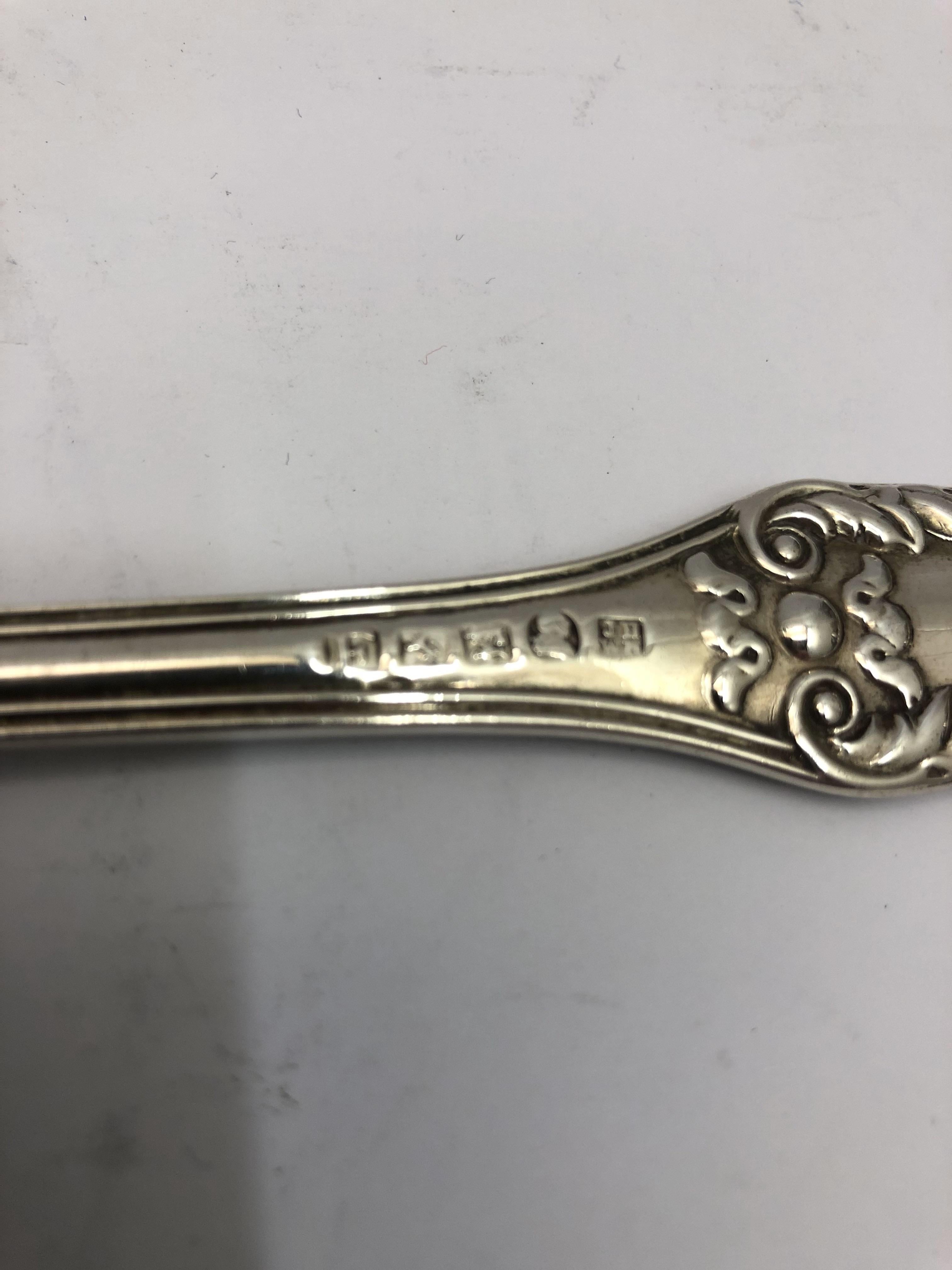 Large Silver Serving Spoon In Fair Condition For Sale In London, London