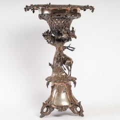 Große Hirschschale aus Silber, Napoleon III.-Periode