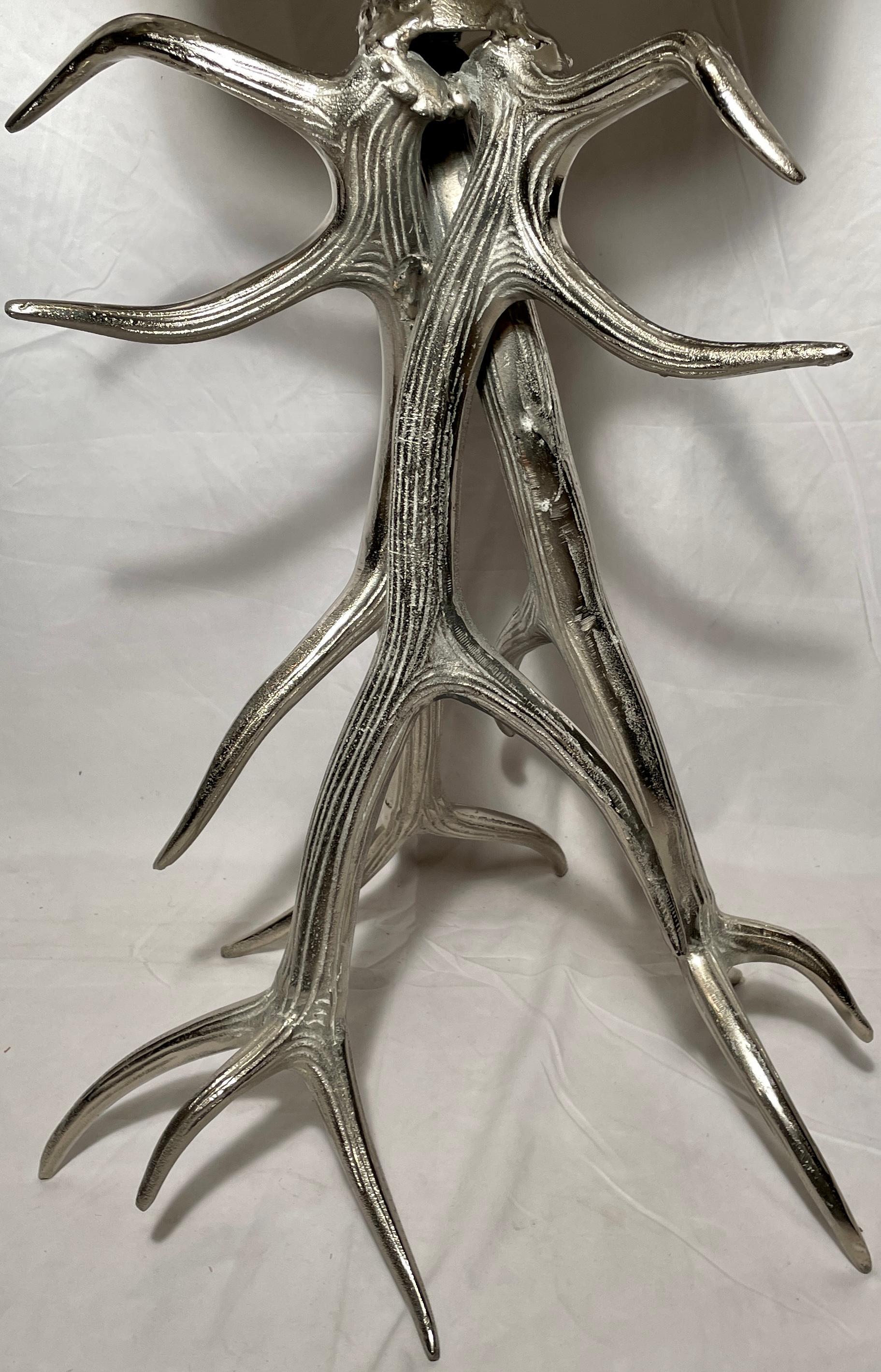 20th Century Large Silver Stag Standing Ice Bucket