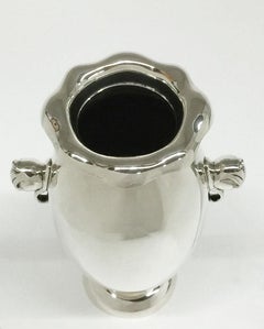 Large Silver Vase by M.H. Wilkens, Bremen, Germany