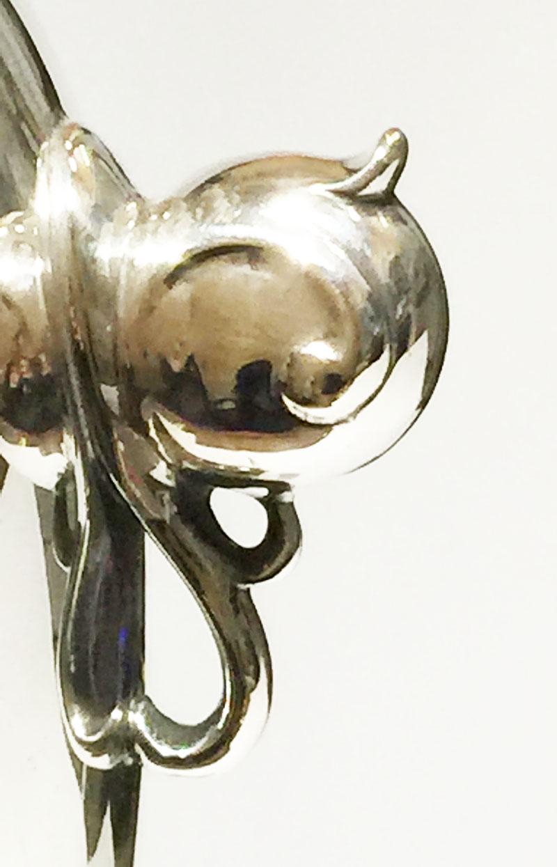 20ième siècle Grand vase en argent de M.H. Wilkens,bremen, Allemagne en vente