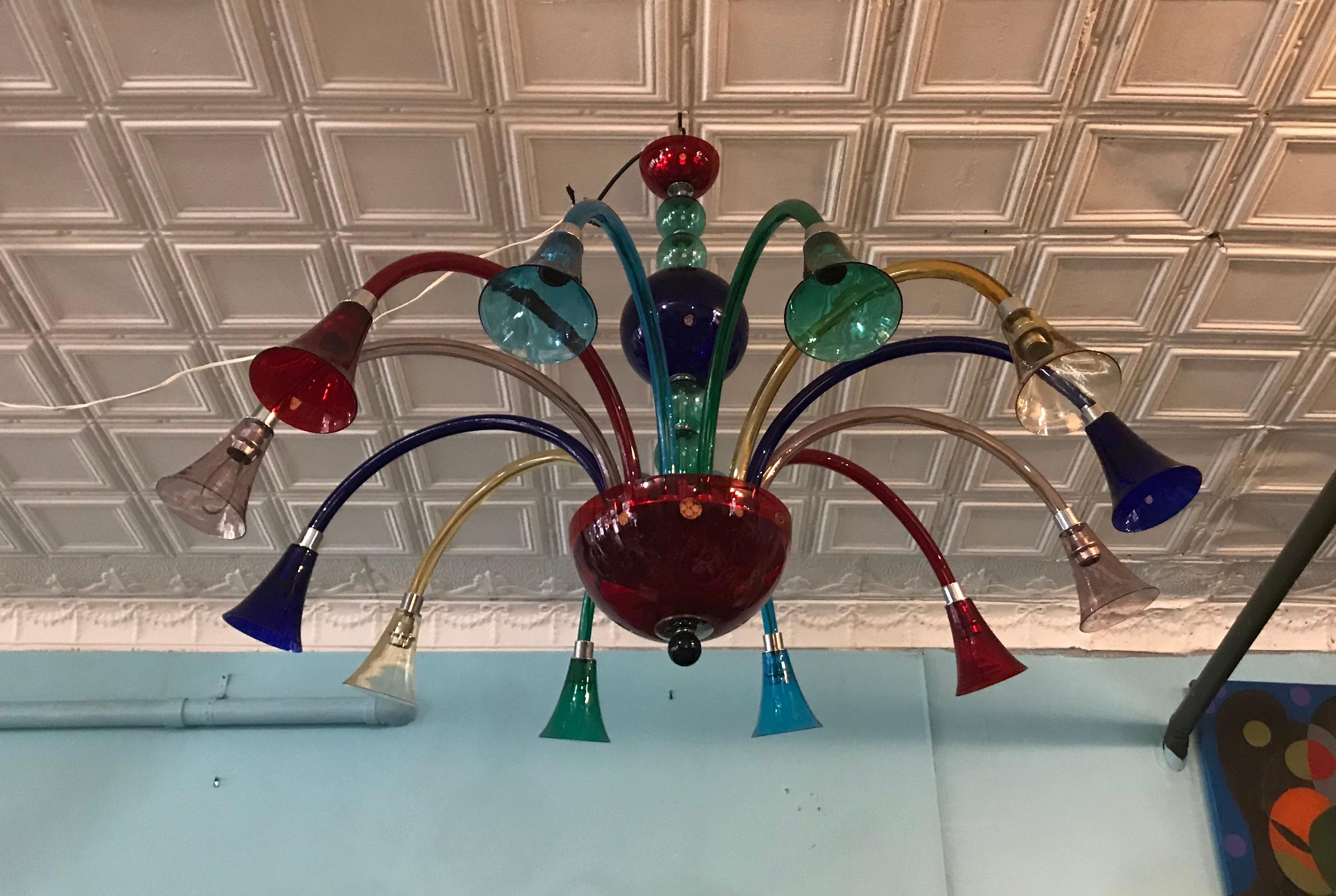 memphis chandelier